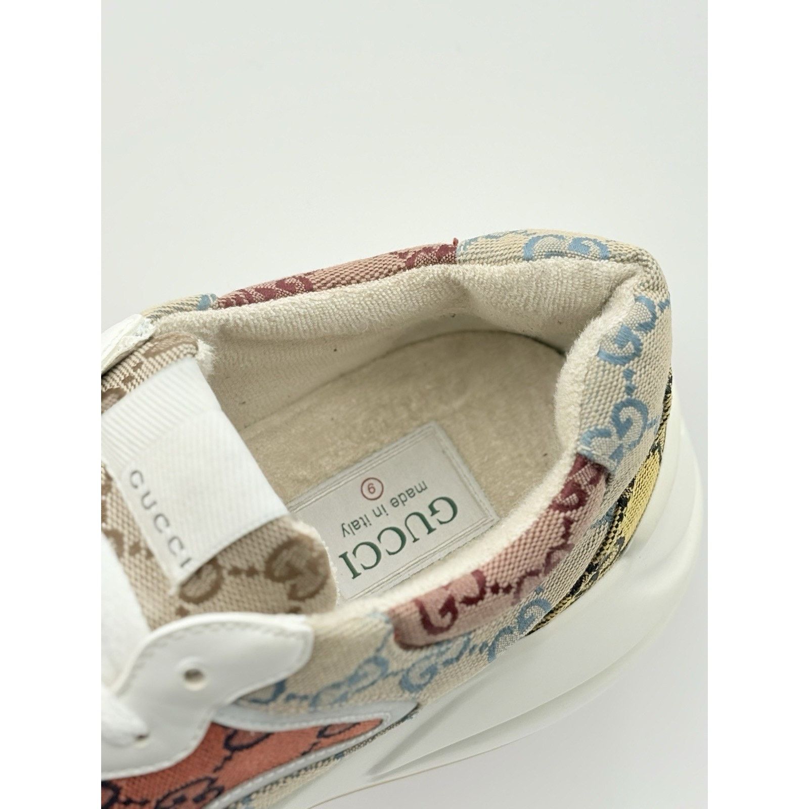 Gucci (9.5 US) Gucci Rhyton GG Web Print | SUPER CLEAN! Size US 9.5 / EU 42-43 - 12 Thumbnail