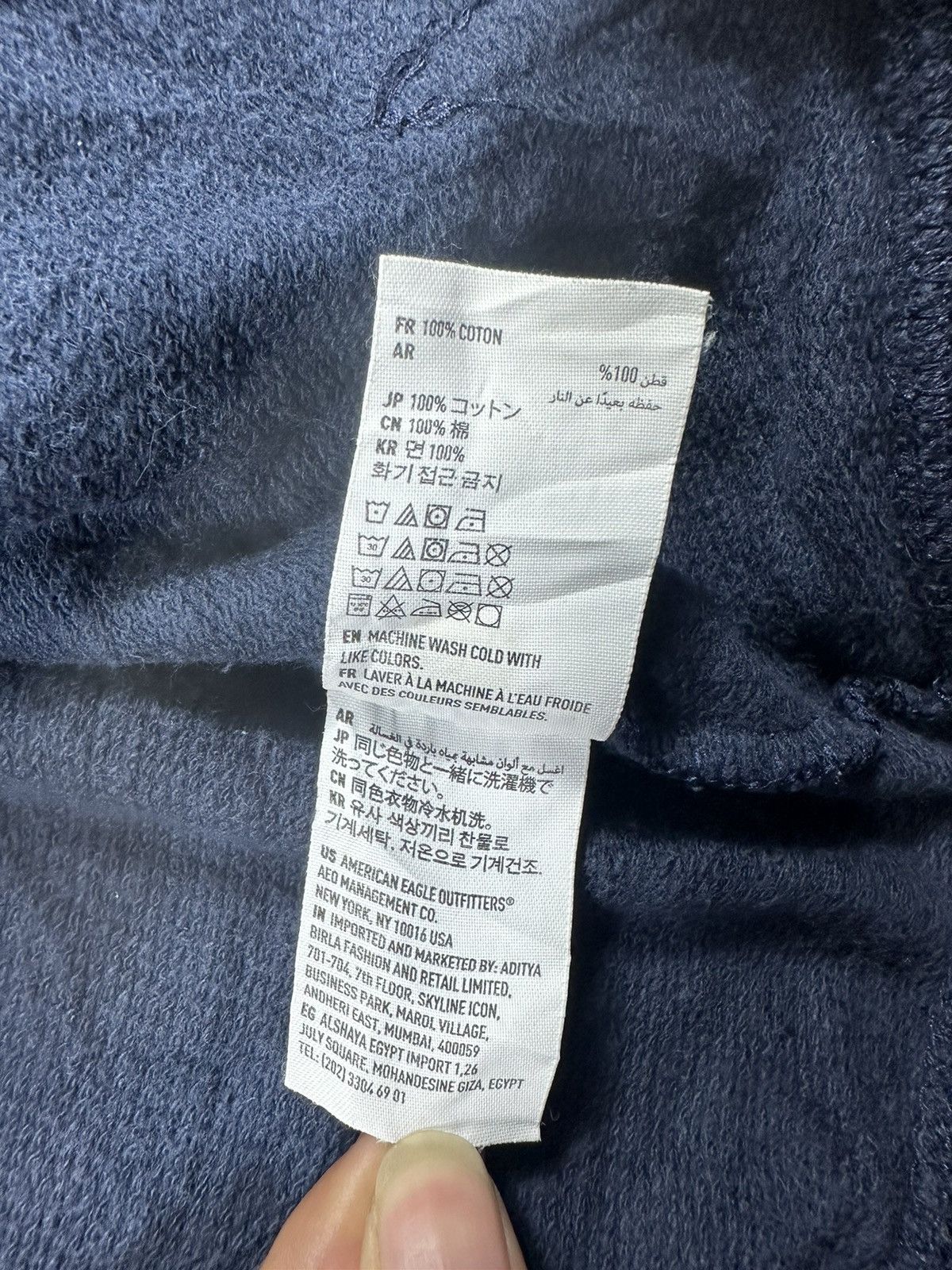 American Eagle Outfitters × If Six Was Nine × Le Grande Bleu (L.G.B.) CRAZY FADED FUR ZIPHOODIE AMERICAN EAGLE IFSIXWASNINE STYLE Size US XL / EU 56 / 4 - 8 Thumbnail