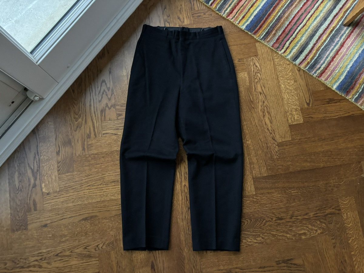 Vintage 1960s Sailor Trousers Vintage Heavyweight Wool Canadian Navy Size 34R - 10 Thumbnail
