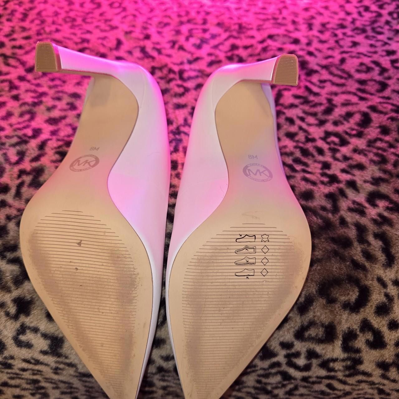 Michael Kors Michael Kors Women's White Court Size US 8 / IT 38 - 4 Thumbnail