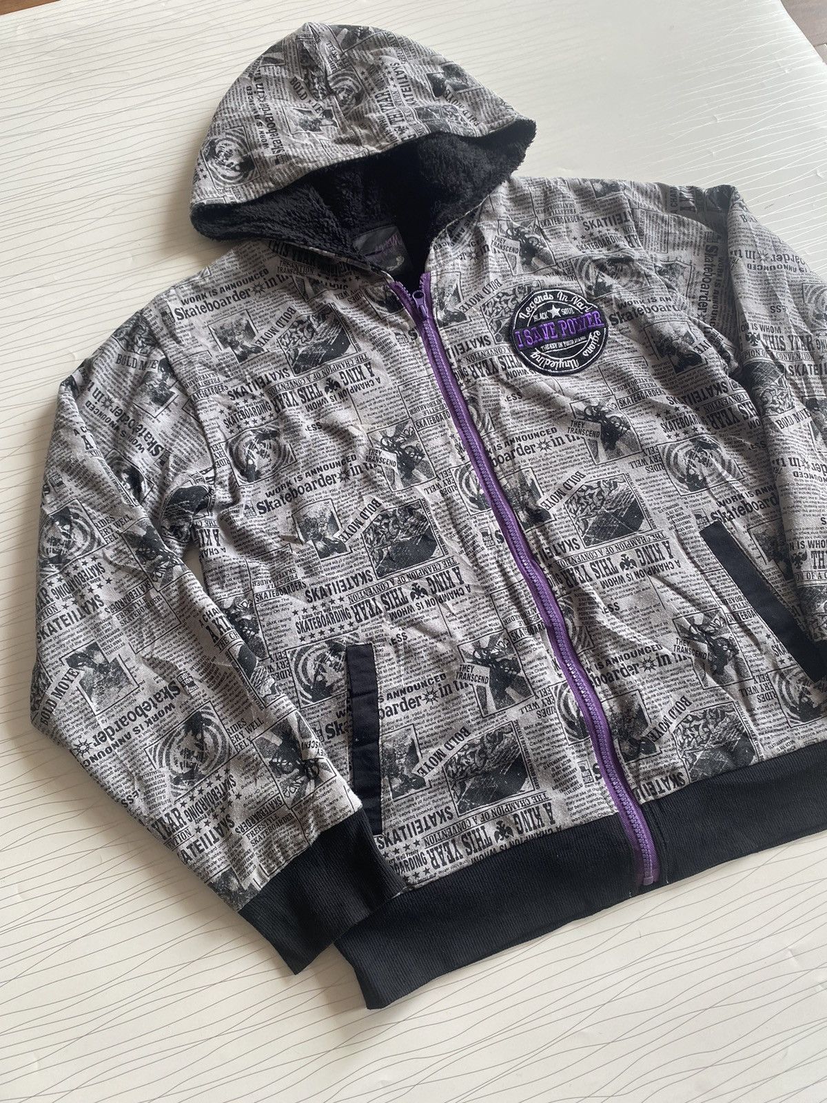 If Six Was Nine × Japanese Brand Japanese Begum Aop Fleece Hooded Zip Size US M / EU 48-50 / 2 - 5 Thumbnail