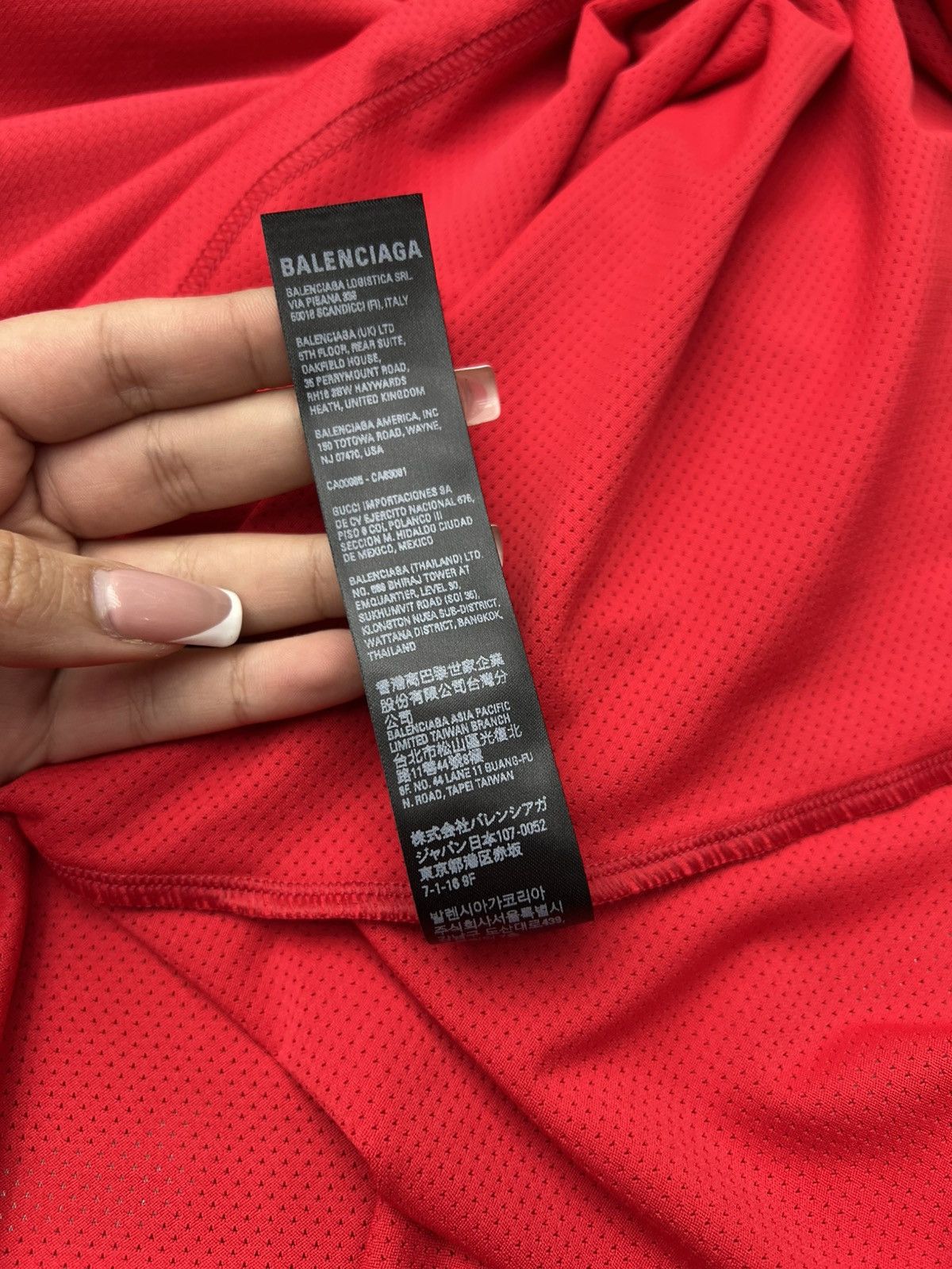 Balenciaga Balenciaga Red Jersey Size US S / EU 44-46 / 1 - 8 Thumbnail