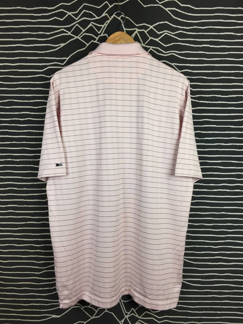 Nike × Tiger Woods Vtg Nike Tiger Woods Collection Striped Golf FITDRY Polo Tee Size US XL / EU 56 / 4 - 5 Thumbnail