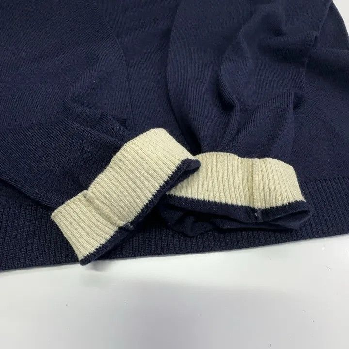 Gucci Gucci Gucci Bee Pattern V-Neck Wool Knit Sweater -2506 Size US L / EU 52-54 / 3 - 7 Thumbnail
