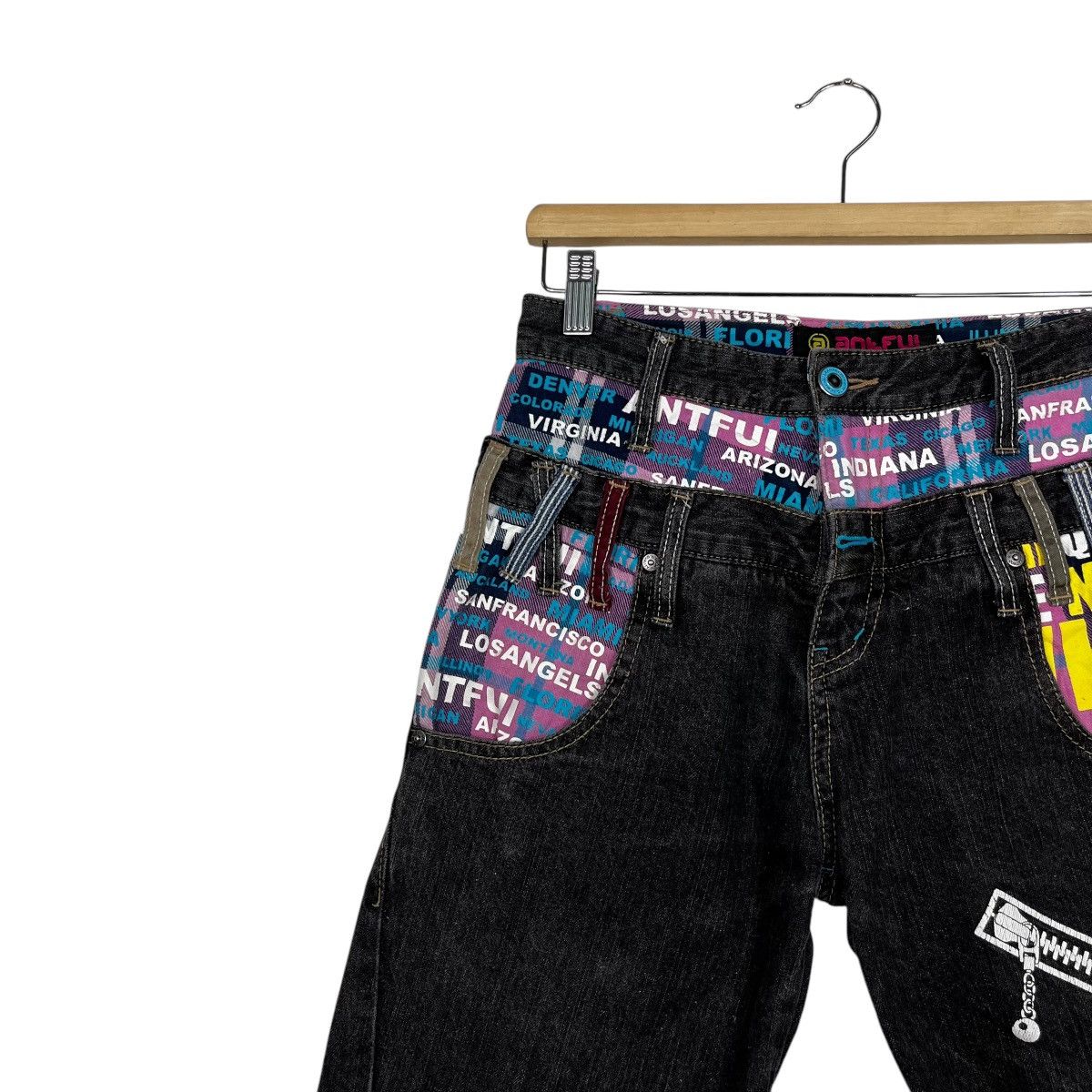 Japanese Brand Vintage Antful Double Waist Seditionaries Denim Jeans Size US 28 / EU 44 - 6 Thumbnail