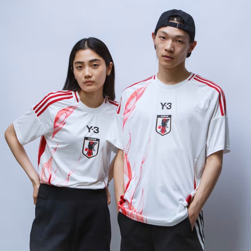 Yohji Yamamoto Adidas x Y-3 Japan Football Jersey 🇯🇵 Size US M / EU 48-50 / 2 - 6 Thumbnail