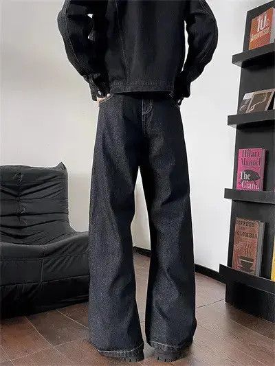 Japanese Brand Retro loose reverse patchwork jeans Size US 32 / EU 48 - 5 Thumbnail