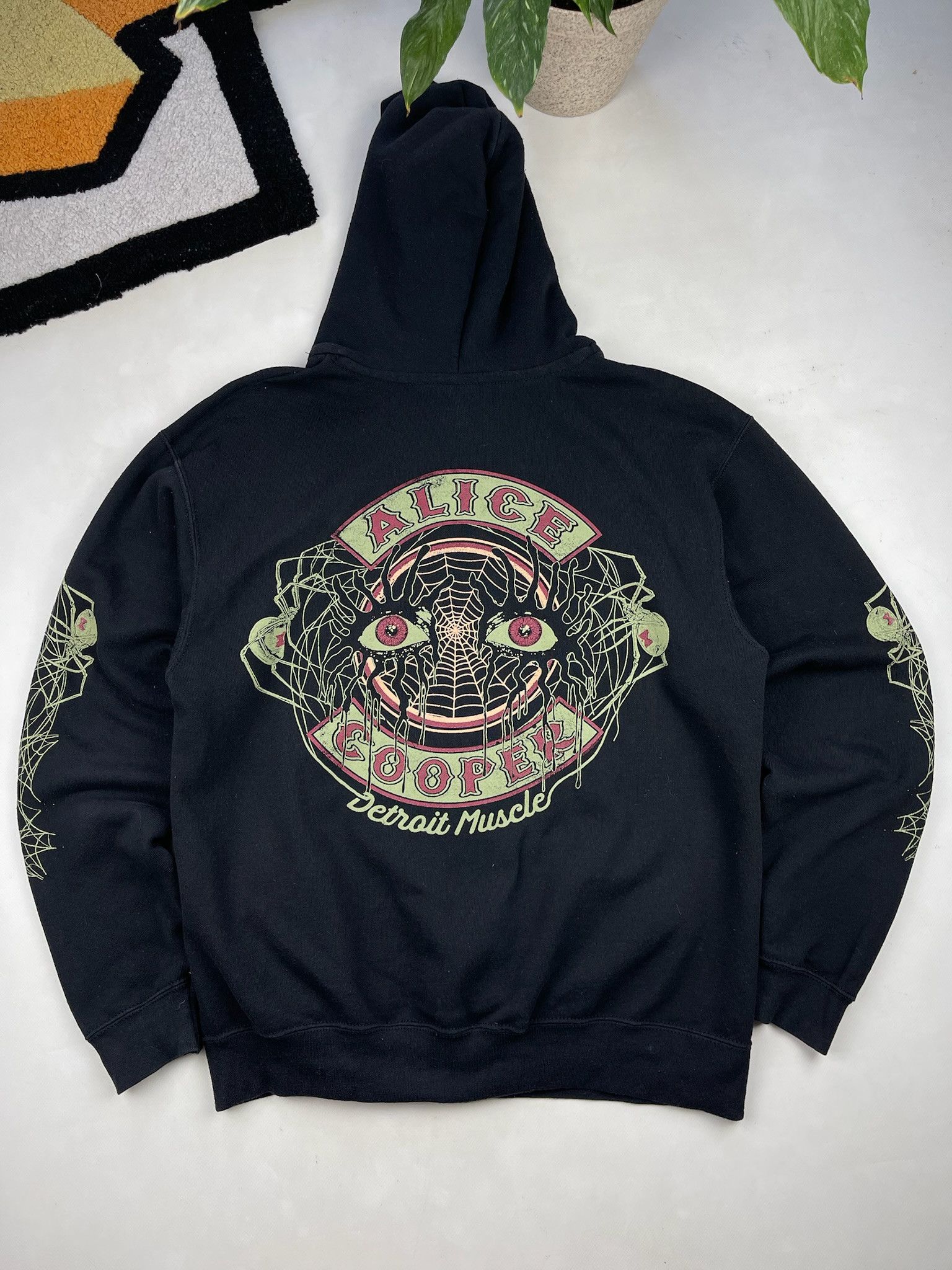 Vintage Vintage Ed Hardy Style🕷️ Alice Cooper Hoodie spider web🕸️ Size US M / EU 48-50 / 2 - 1 Thumbnail
