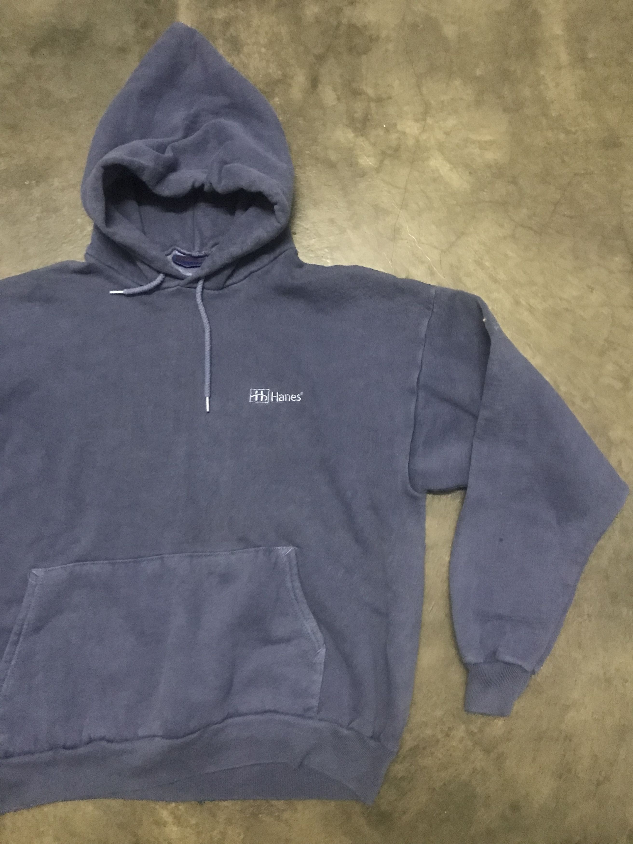 Hanes Vintage Y2K Hanes Hoodie Size US XL / EU 56 / 4 - 4 Thumbnail