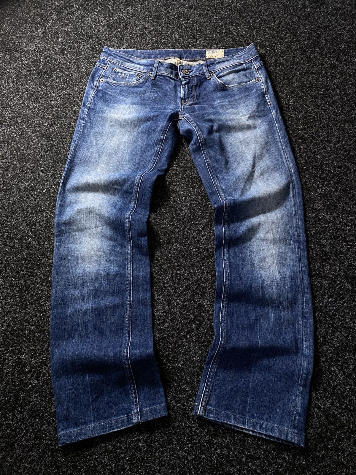 G-Star Vintage G Star RAW Flare Wide Leg Faded Wash Denim Size 31" - 1 Thumbnail