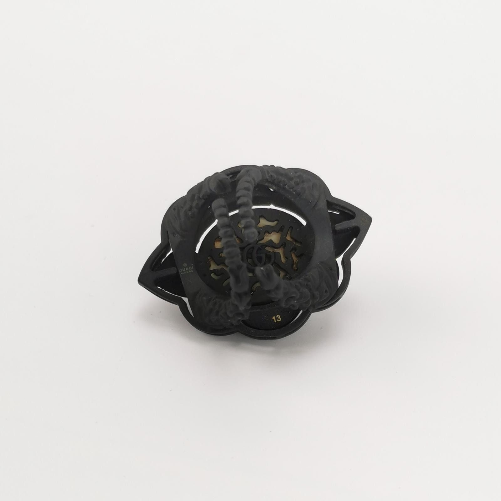 Gucci Gucci Crystal Logo Ring Size 14 -z2505 Size ONE SIZE - 4 Thumbnail