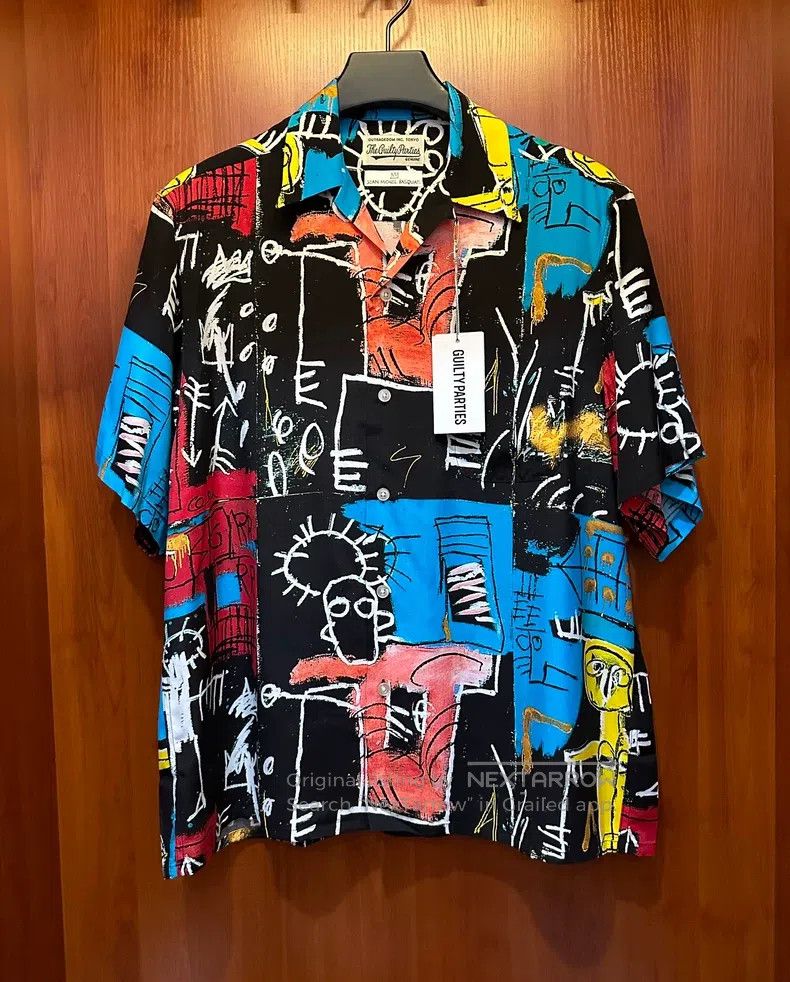 Wacko Maria Wacko Maria Basquet graffiti short-sleeved shirt Size US L / EU 52-54 / 3 - 1 Thumbnail