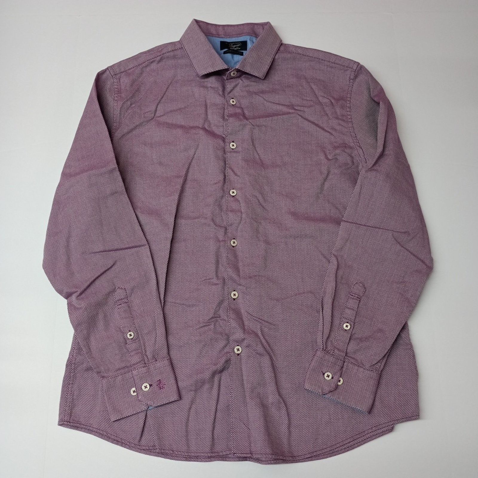 Original Penguin Penguin Munsingwear Shirt Size 16 1/2 34/35 Slim Fit Purple Size US S / EU 44-46 / 1 - 1 Thumbnail