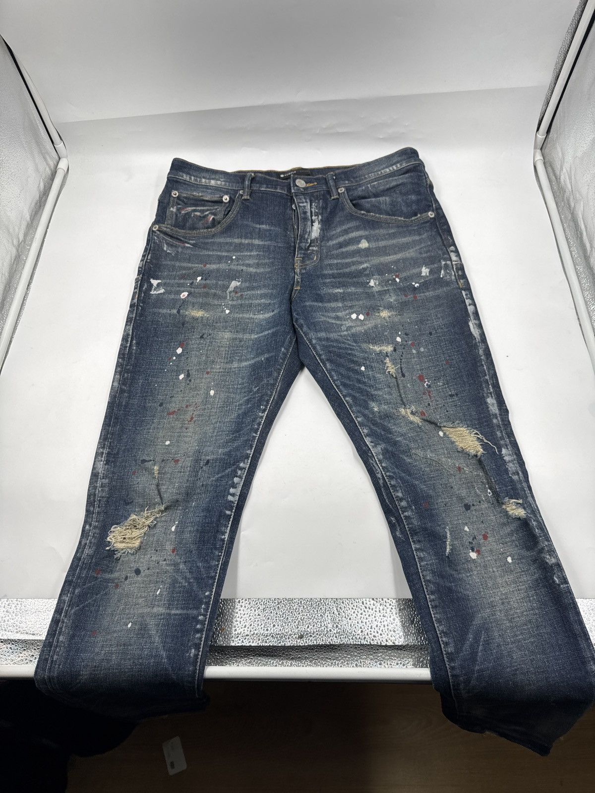 Purple Brand Paint Spotted Indigo Style NO. P002
