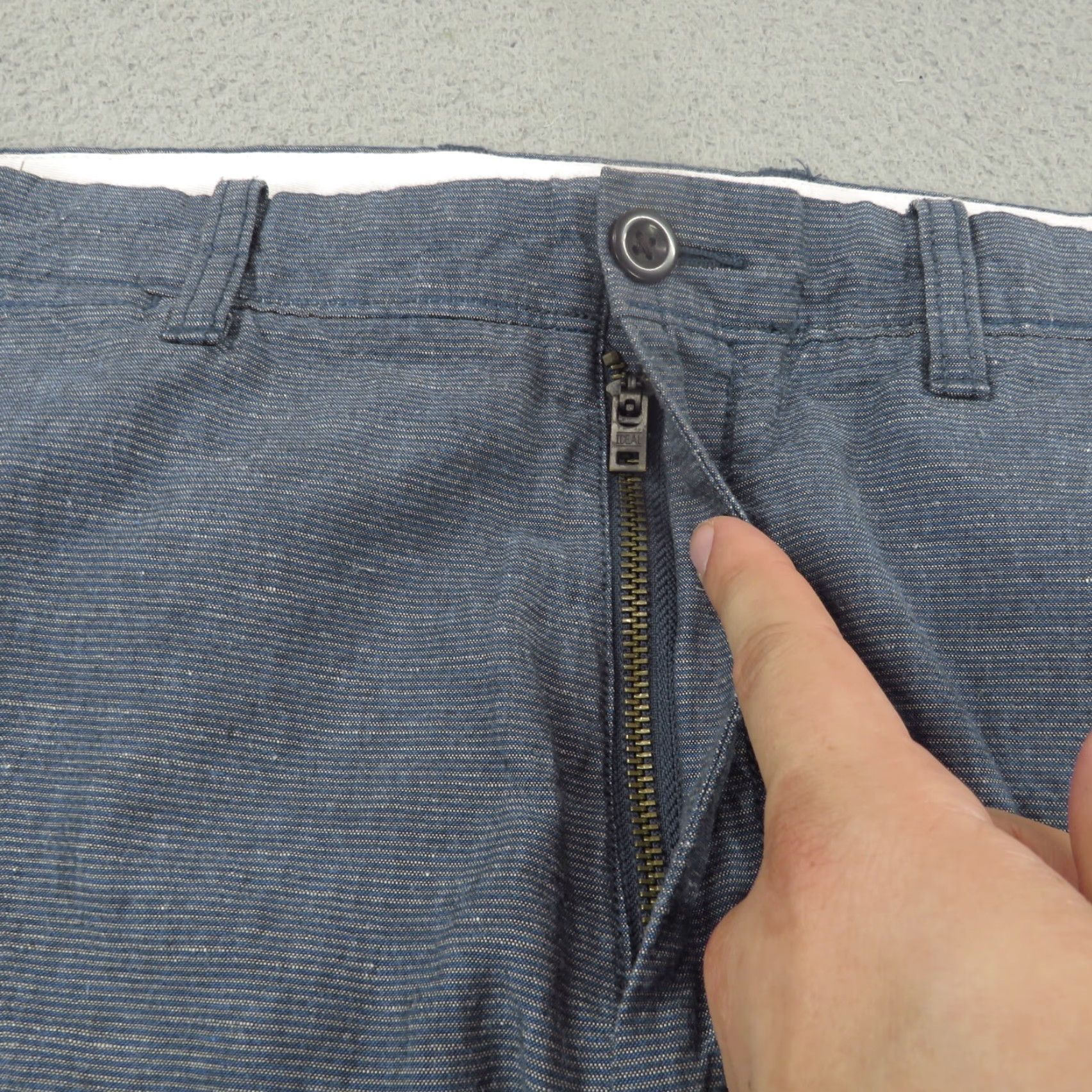 J.Crew J.CREW Pants Mens 36x32 Slim Fit Linen 5-Pocket Chino Beach Preppy 484 Summer Size US 36 / EU 52 - 5 Thumbnail