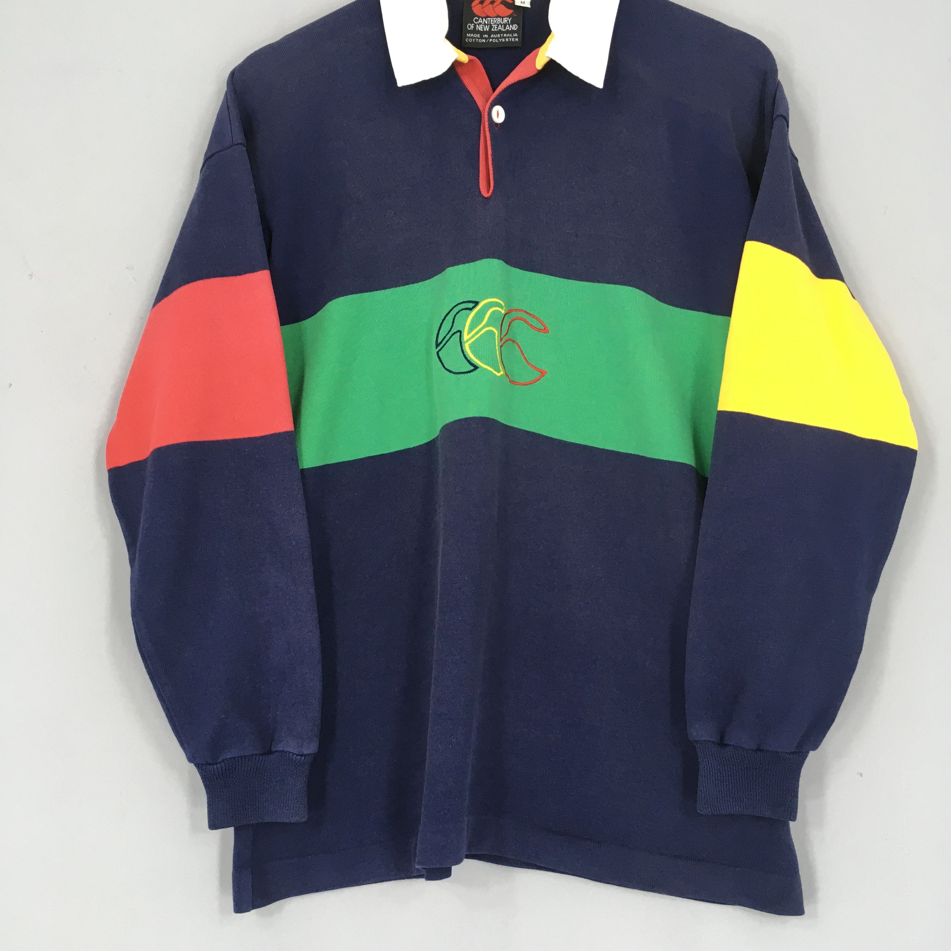 Canterbury of New Zealand Vintage Canterbury Of New Zealand Striped Rugby Shirt Medium Size US M / EU 48-50 / 2 - 3 Thumbnail