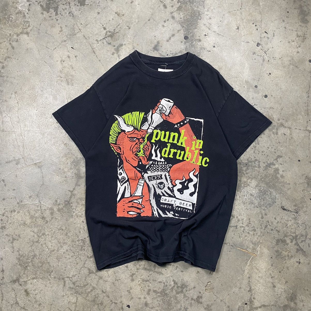 Band Tees × Vintage y2k Punk In Drublic Nofx Bad Religion Tour Tee Size US S / EU 44-46 / 1 - 1 Thumbnail