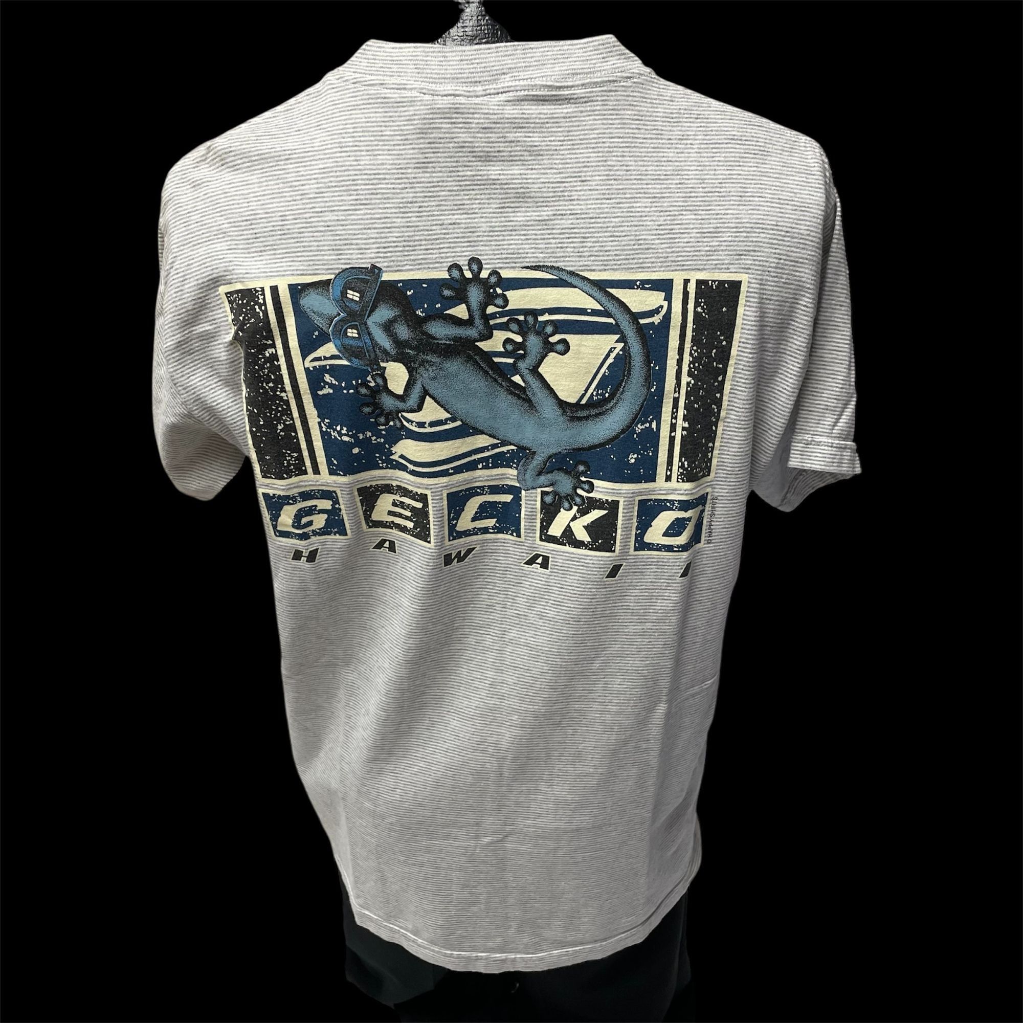 Other Vtg GECKO Hawaii LIZARD Logo SKATER SURFER T Shirt Size US L / EU 52-54 / 3 - 3 Thumbnail