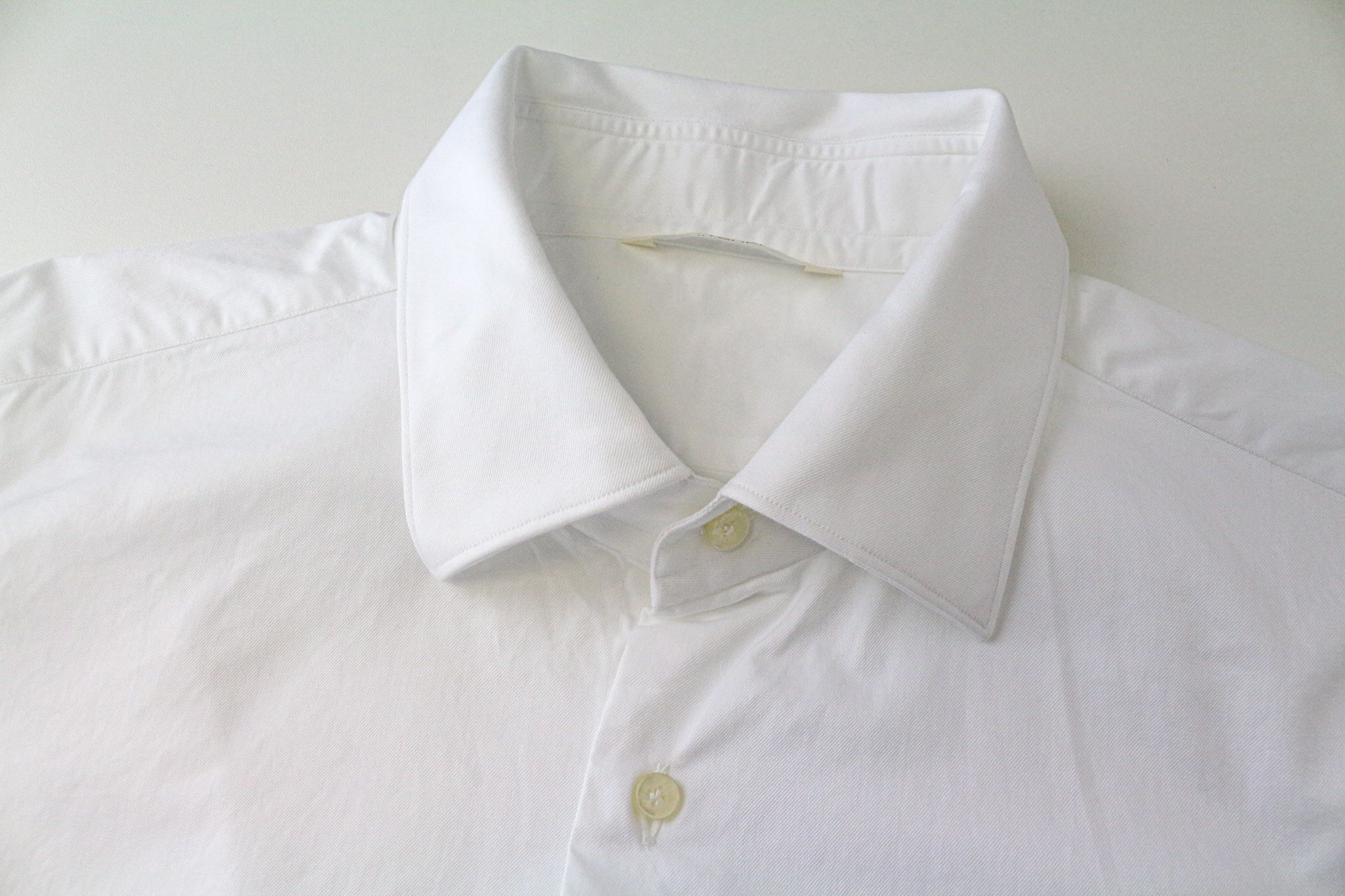 Suitsupply ~L Extra Slim White Cotton Twill Shirt 79346 Size US L / EU 52-54 / 3 - 3 Thumbnail