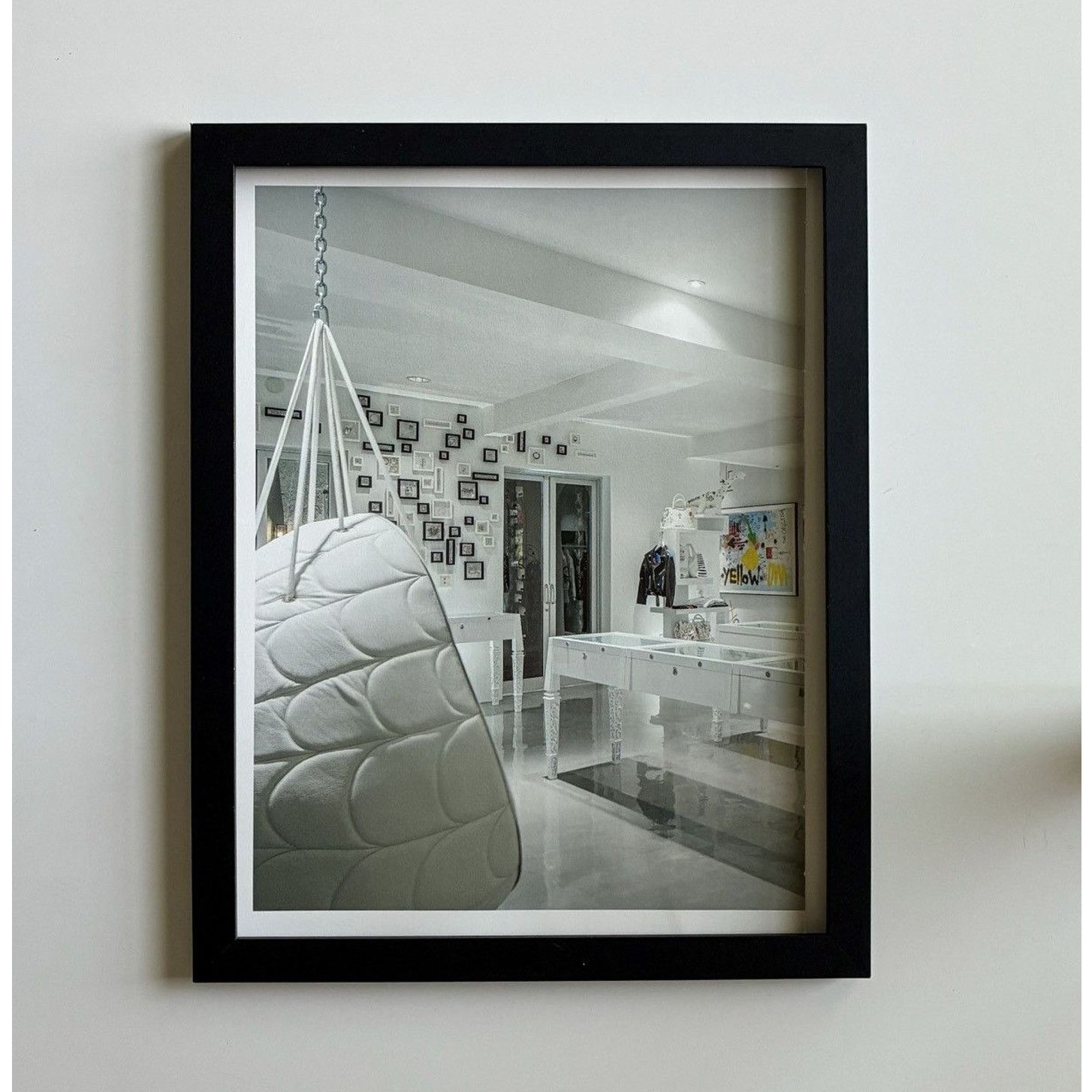 Chrome Hearts × Vintage Chrome Hearts Miami art gallery 9x11 Framed poster Size ONE SIZE - 1 Thumbnail