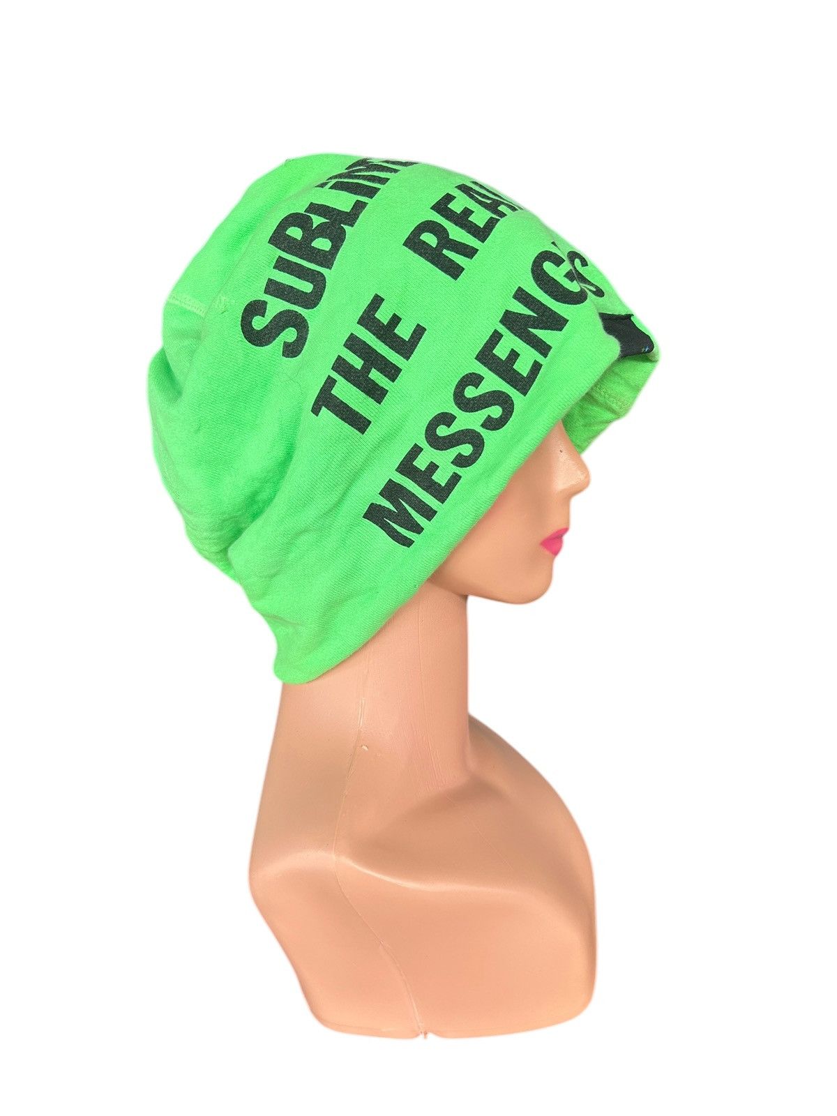 Japanese Brand × Kapital × Vintage Sublime Japanese Punk Bondage Style Big Beanie Hats Size ONE SIZE - 4 Thumbnail