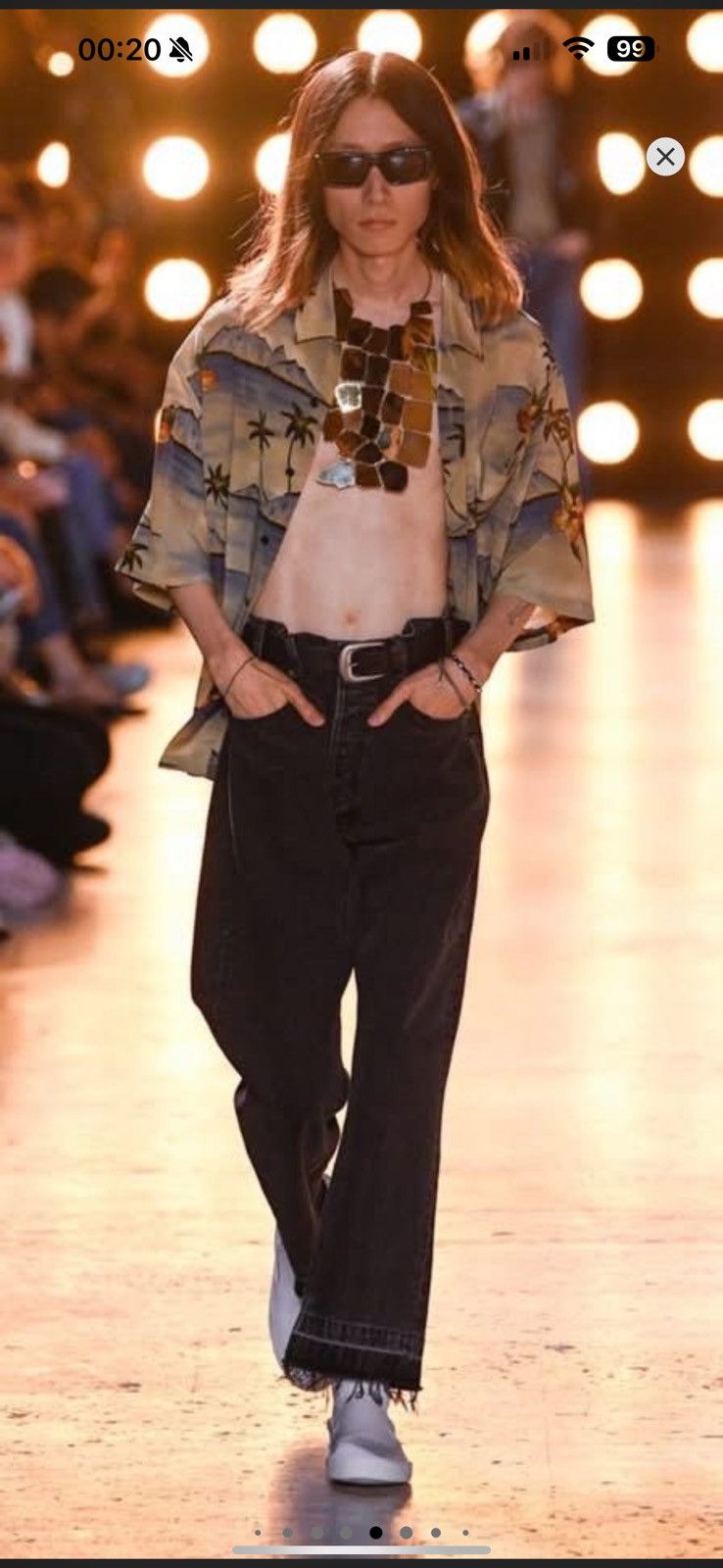 Celine Celine hawaiian shirt Sz38 Size US S / EU 44-46 / 1 - 2 Thumbnail