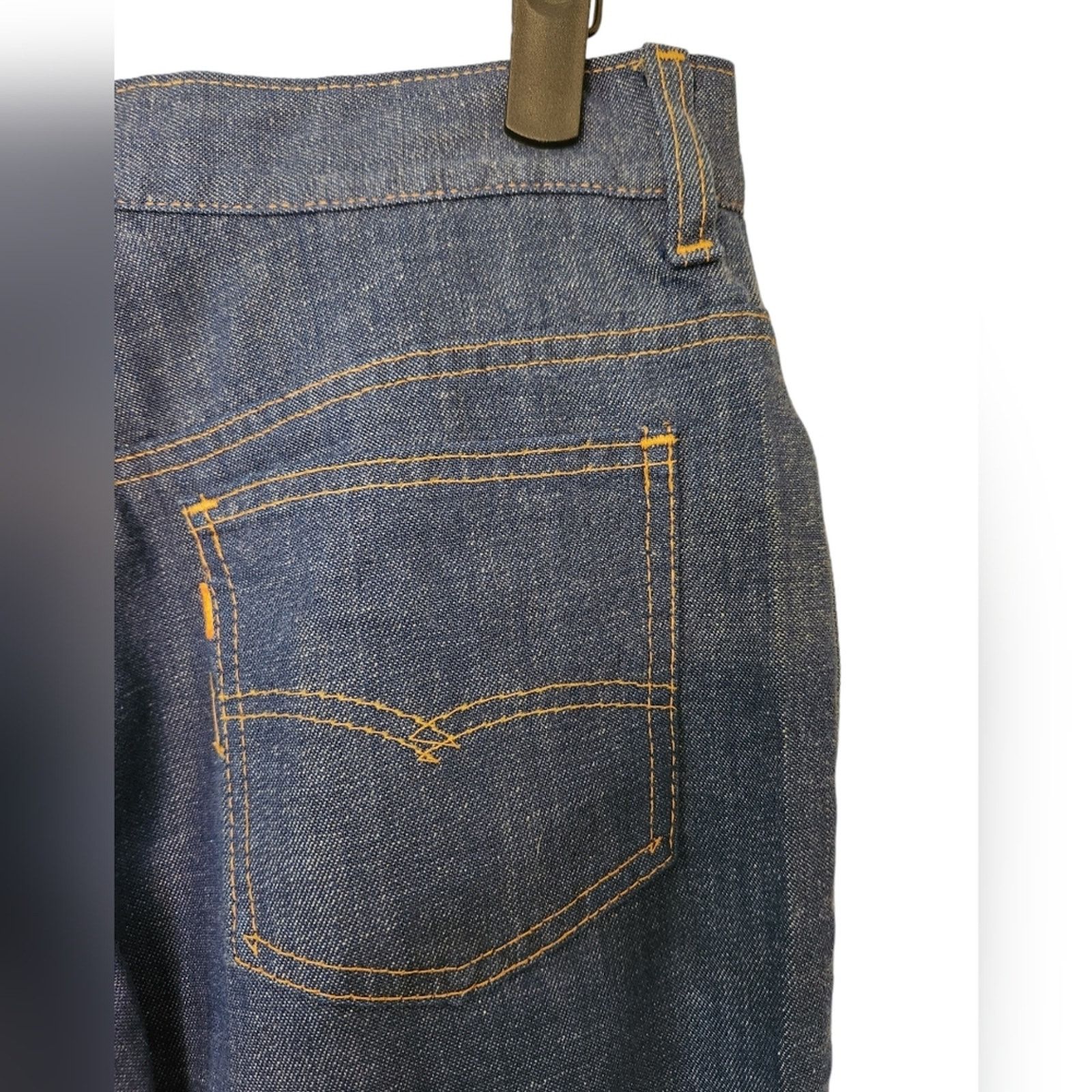Levi's Vintage orange tab hand embroidered wide leg levis 8/10 Size 27" / US 4 / IT 40 - 4 Thumbnail
