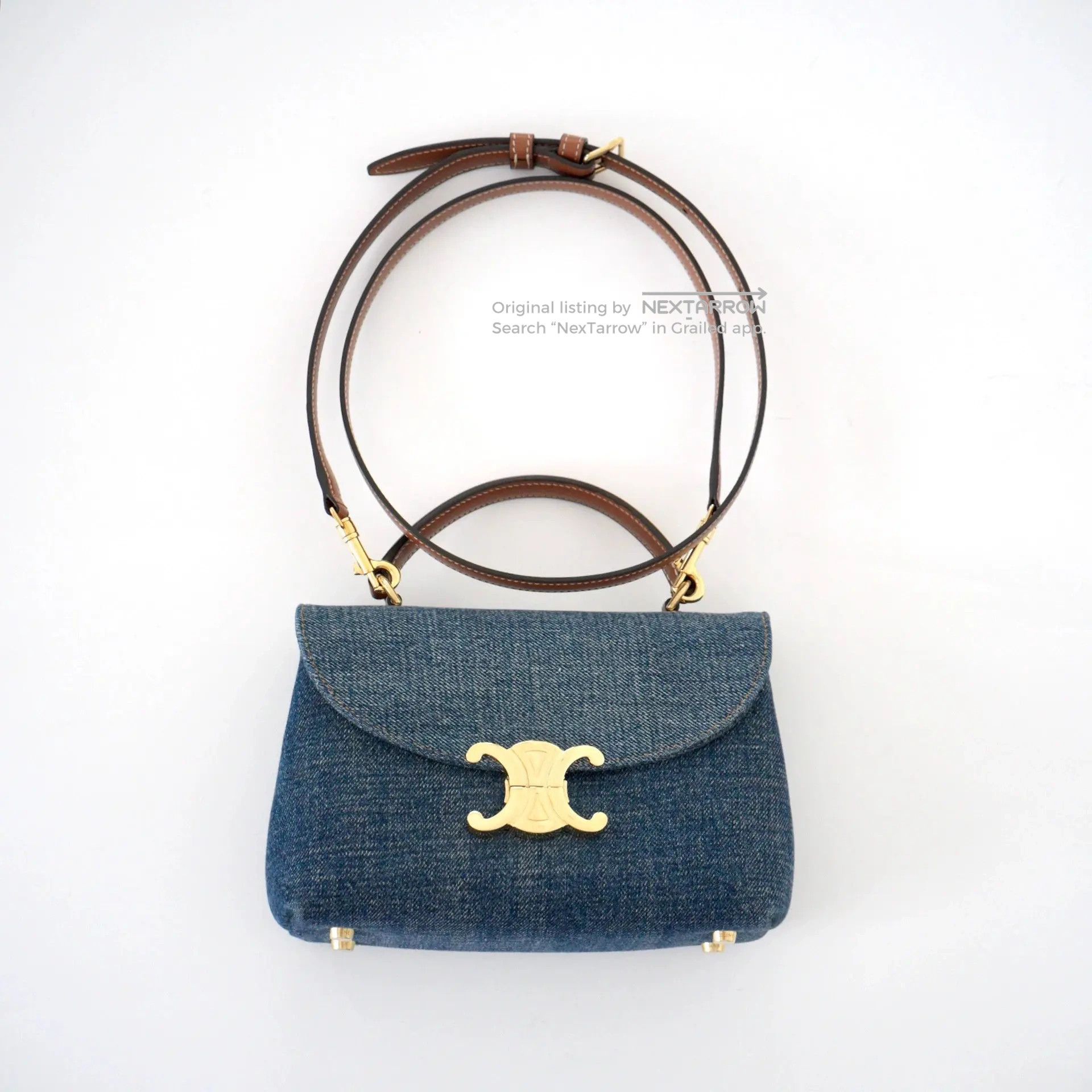 Celine CELINE TEEN NINO Denim Handheld/Shoulder Bag Size ONE SIZE - 1 Thumbnail