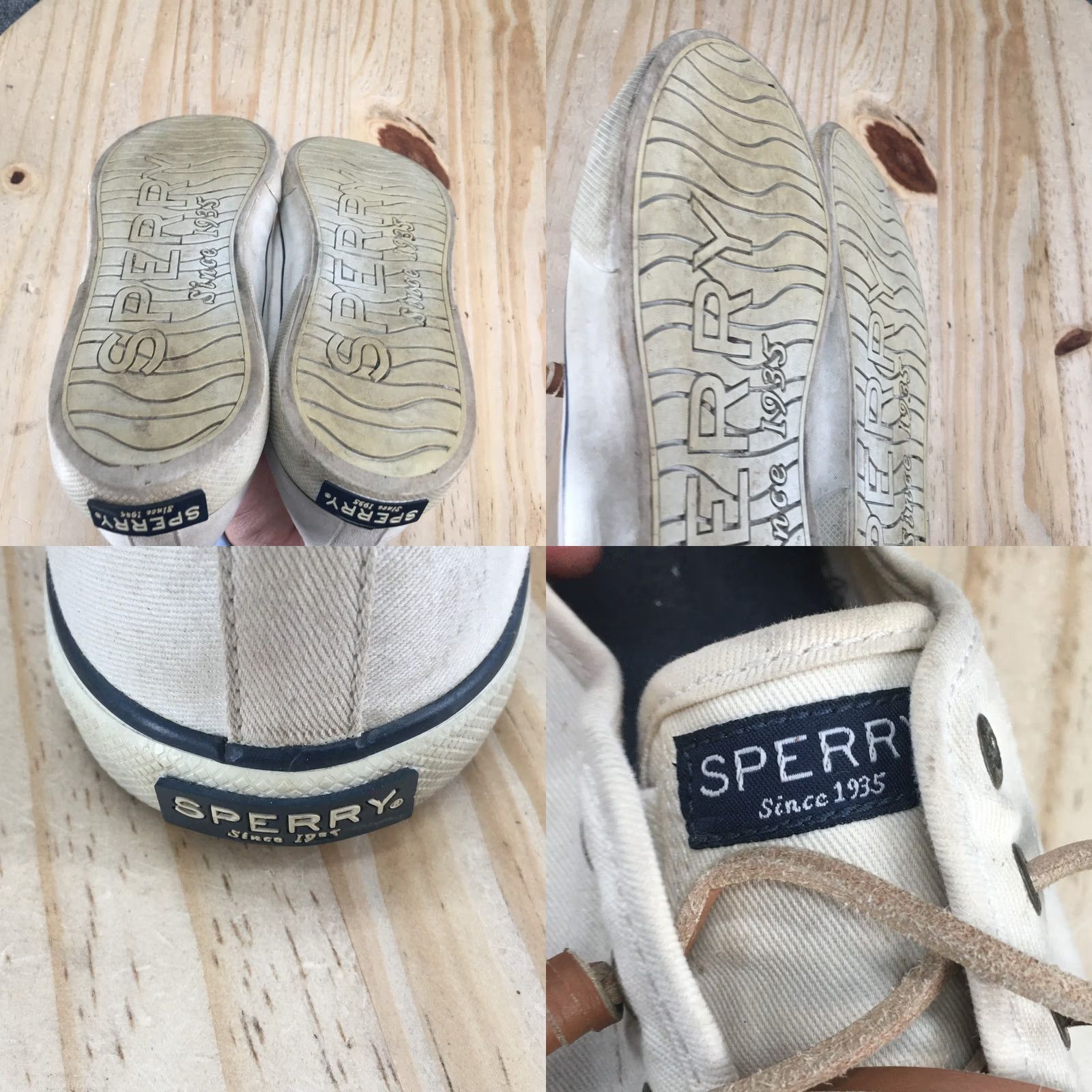 Sperry Sperry Shoes Womens 8.5 M Casual Low Top Sneakers STS95128 White Canvas Lace Up Sneaker Women White Canvas Lace Up Shoes Size M / US 6-8 / IT 42-44 - 9 Thumbnail