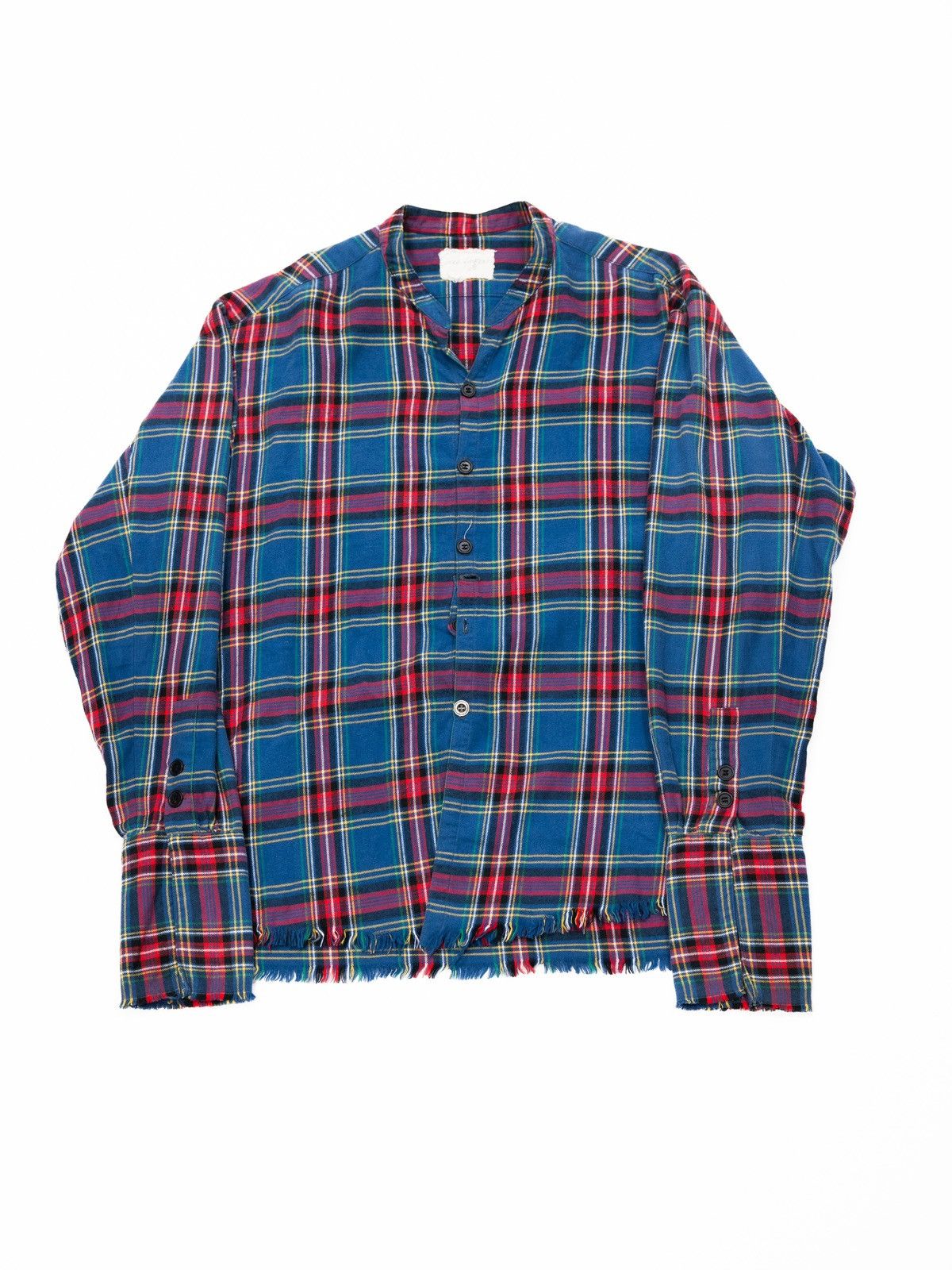 image of Greg Laurent Flannel Shirt in Blue, Men's (Size XL)