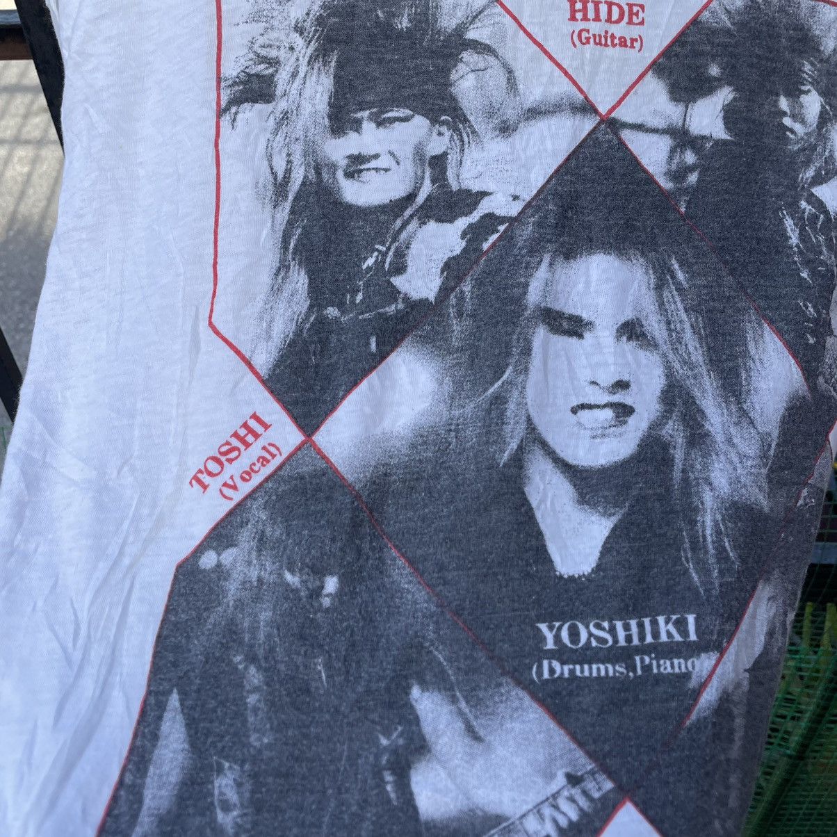 Band Tees 🔥Vintage 80s X Japan Japanese Glam Rock Band Promo Music Tee Size US M / EU 48-50 / 2 - 8 Thumbnail