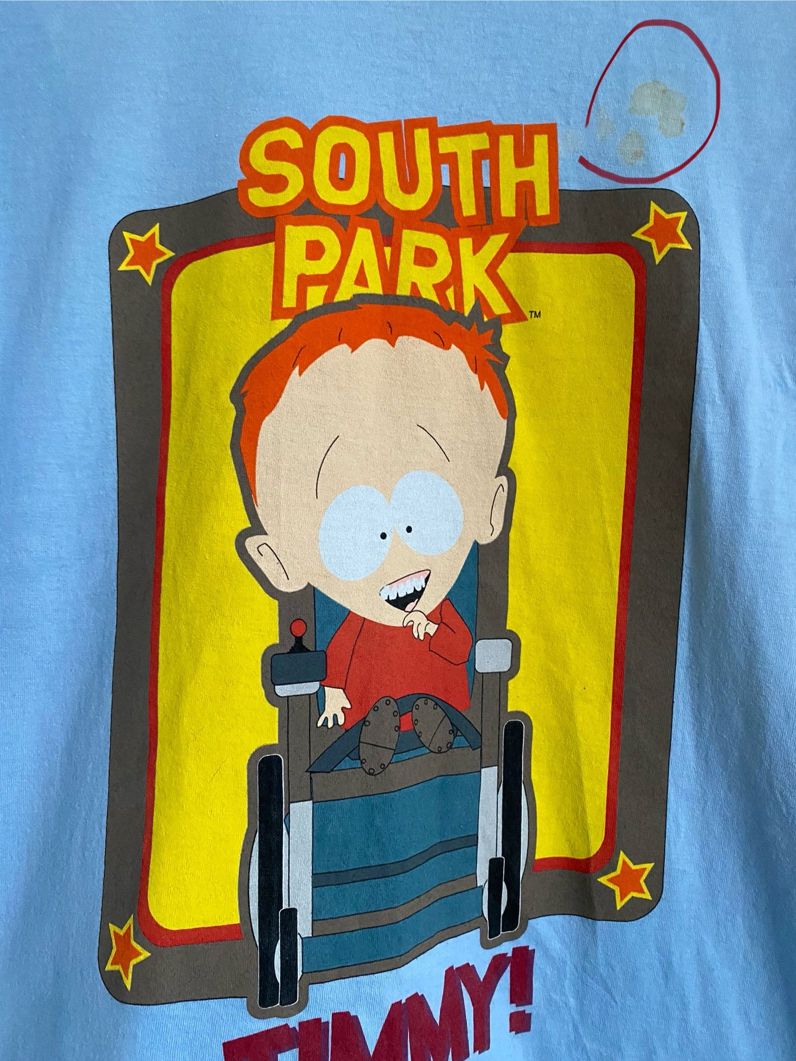 Cartoon Network × Vintage Vintage 2006 South Park Timmy cartoon t-shirt Size US M / EU 48-50 / 2 - 2 Thumbnail