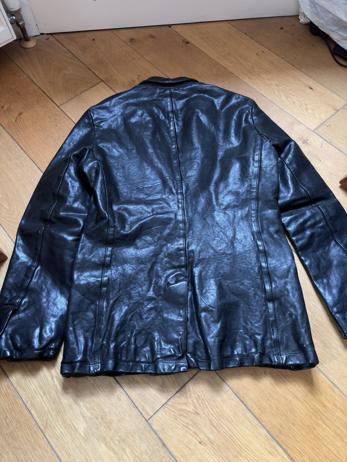 Isamu Katayama Backlash JP XL Italian Double Shoulder Garment Dyed Blazer Size US XL / EU 56 / 4 - 10 Thumbnail