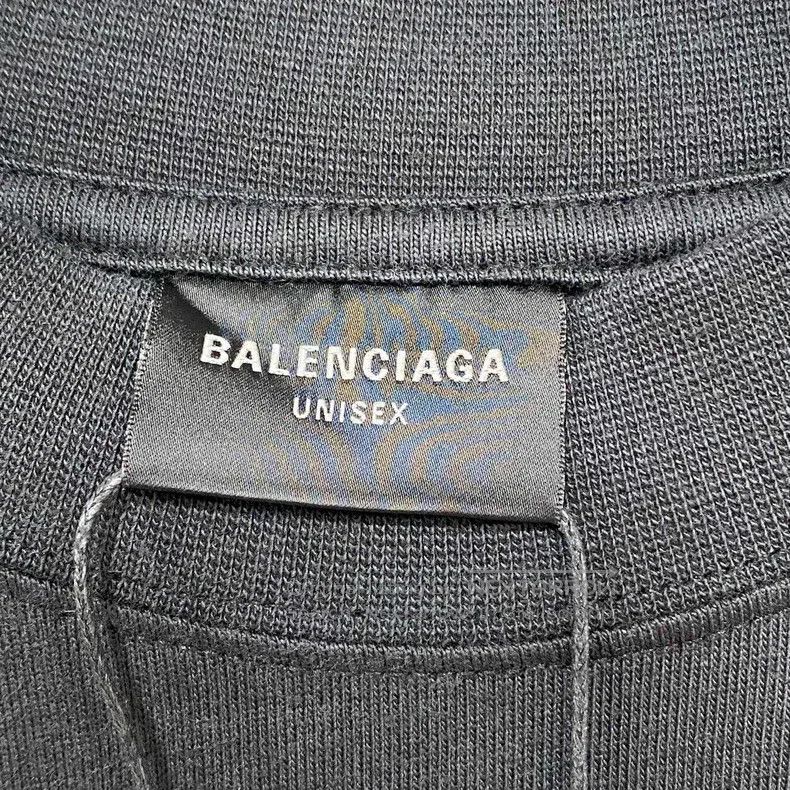 Balenciaga Balenciaga Blue Ring Wave Printed Aged Short Sleeve Size US M / EU 48-50 / 2 - 4 Thumbnail