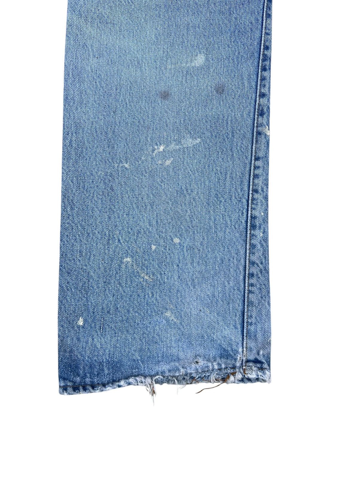 Levi's Trashed Vintage 80s Levi’s 501 Redline Selvedge Denim Jeans Size US 32 / EU 48 - 18 Thumbnail