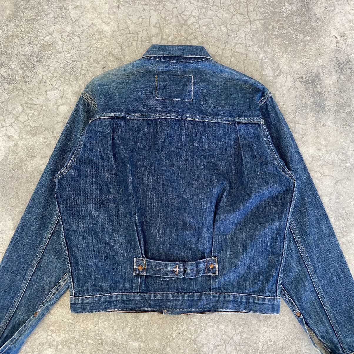 Evisu VTG 90’s Evis Type 1 Cinch Back Pleated Denim Jacket Size US S / EU 44-46 / 1 - 15 Thumbnail