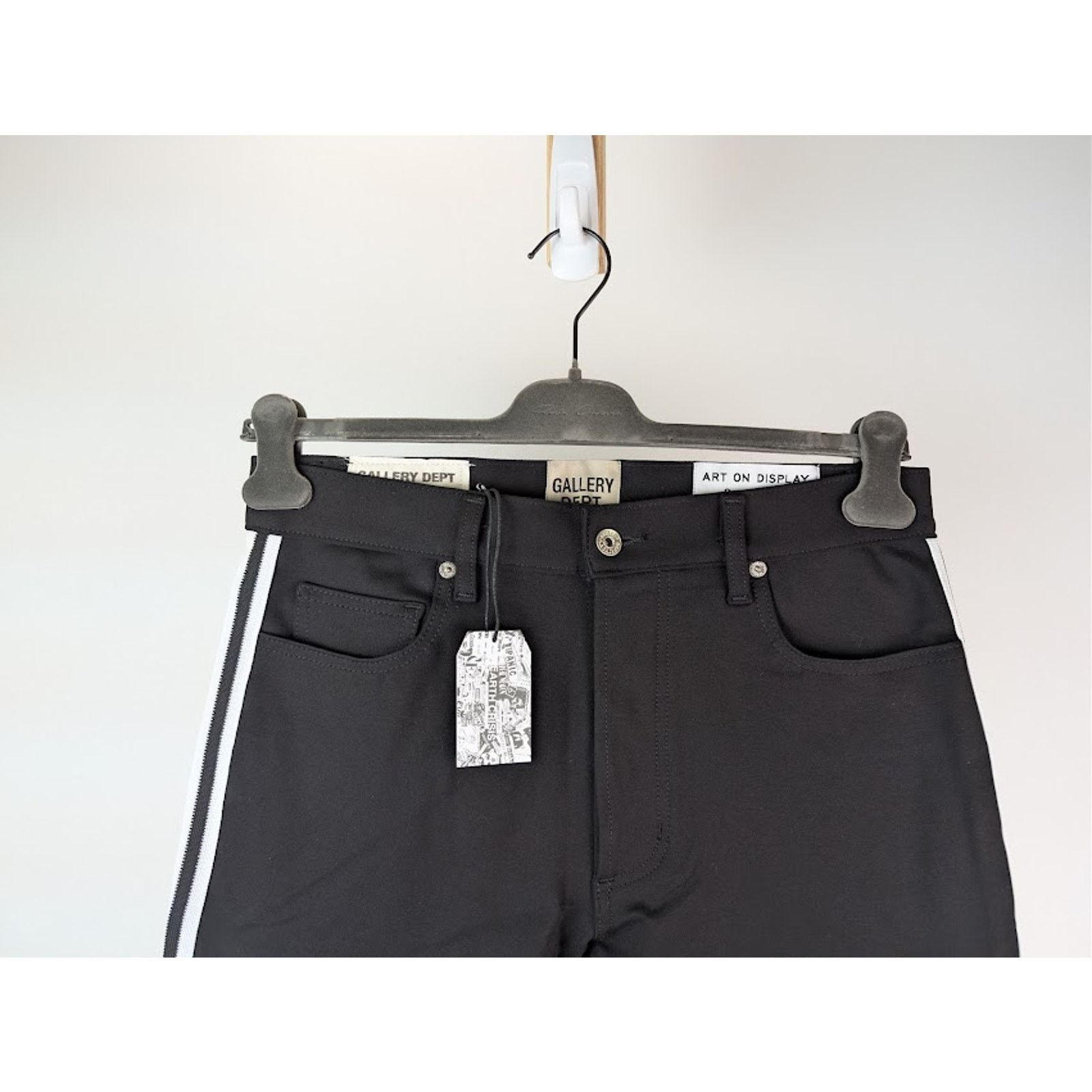 Gallery Dept. o1rshd1 Striped Logan Poly Flared Pants in Black Size US 34 / EU 50 - 3 Thumbnail