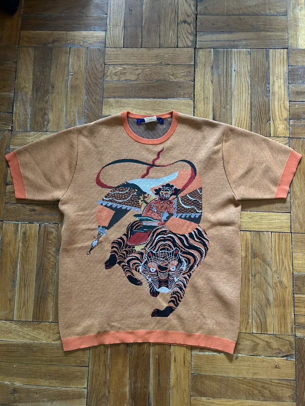 Junya Watanabe JUNYA WATANABE Tiger Intaria-Knit Sweater Size US M / EU 48-50 / 2 - 1 Thumbnail