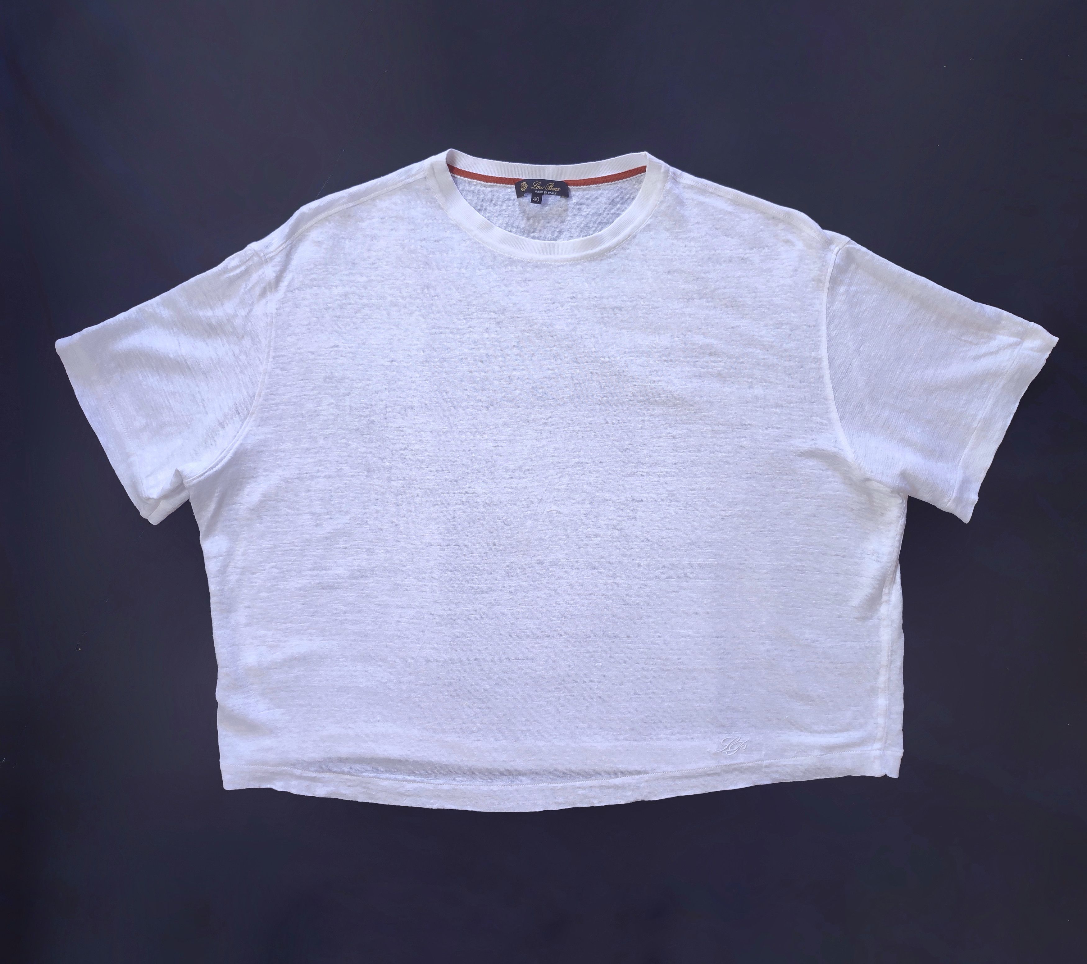 Loro Piana Loro Piana Crop Top T-shirt Size S / US 4 / IT 40 - 1 Thumbnail