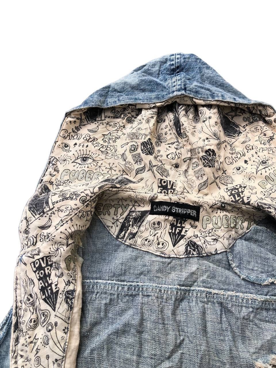 Designer × Japanese Brand Candy Stripper Ripped Vest Hoodie Size US M / EU 48-50 / 2 - 6 Thumbnail