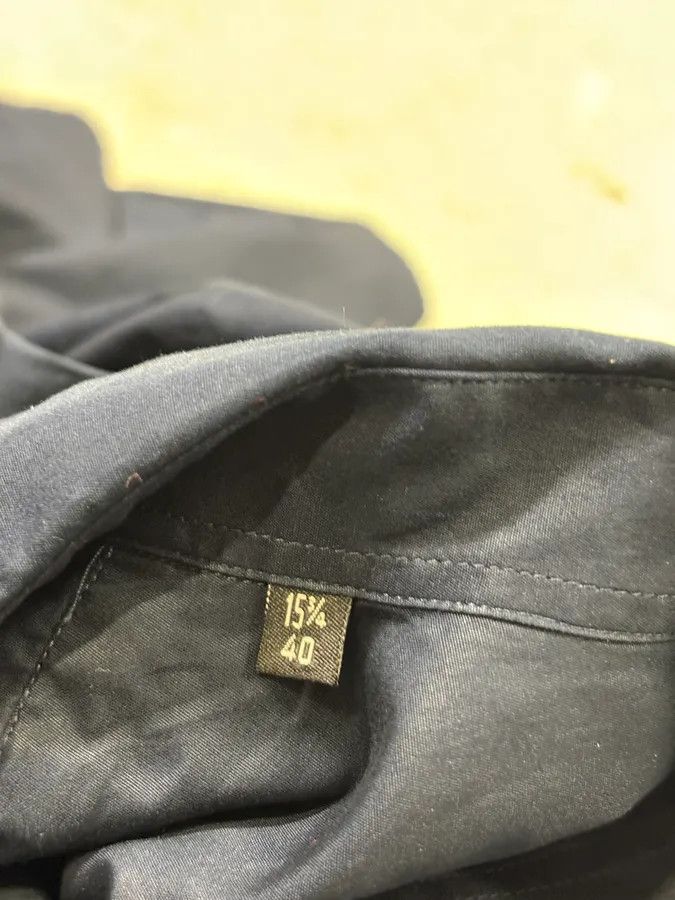 Givenchy 2000s Givenchy Navy Classy Mafia Shirt Size US M / EU 48-50 / 2 - 7 Thumbnail