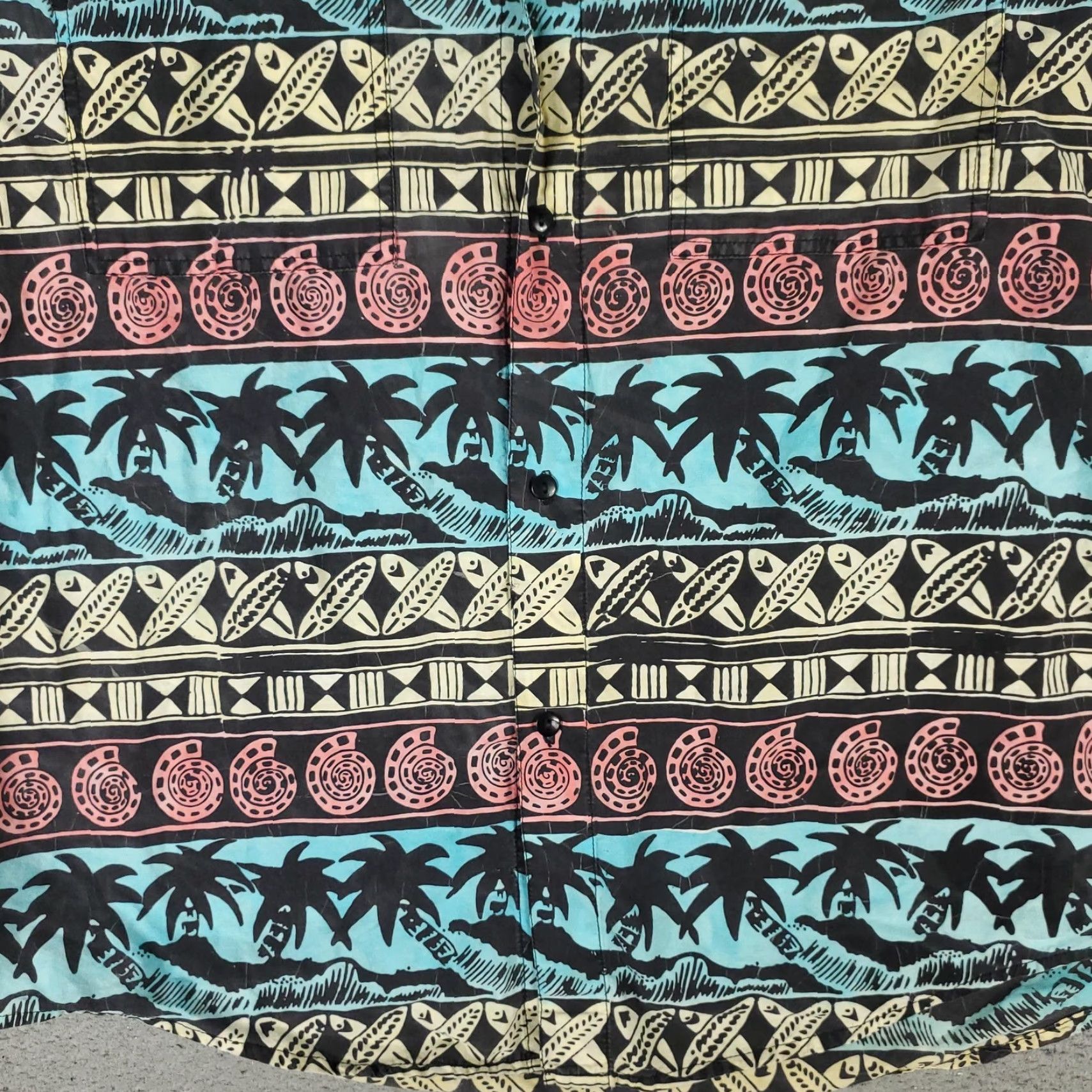 Vintage VINTAGE Rum Reggae Hawaiian Shirt Mens XL Short Sleeve Button-Up Tropical Beach 00s Size US XL / EU 56 / 4 - 3 Thumbnail
