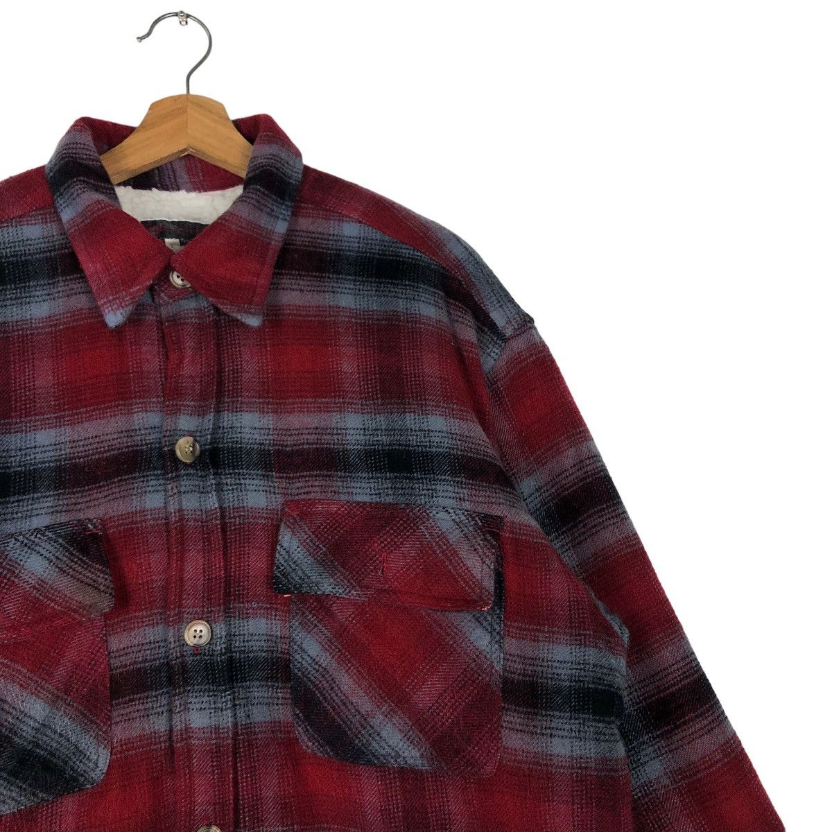 Japanese Brand 🔥Vtg Flannel Jacket Tartan Design High Spirits Issey Miyake Size US L / EU 52-54 / 3 - 4 Thumbnail