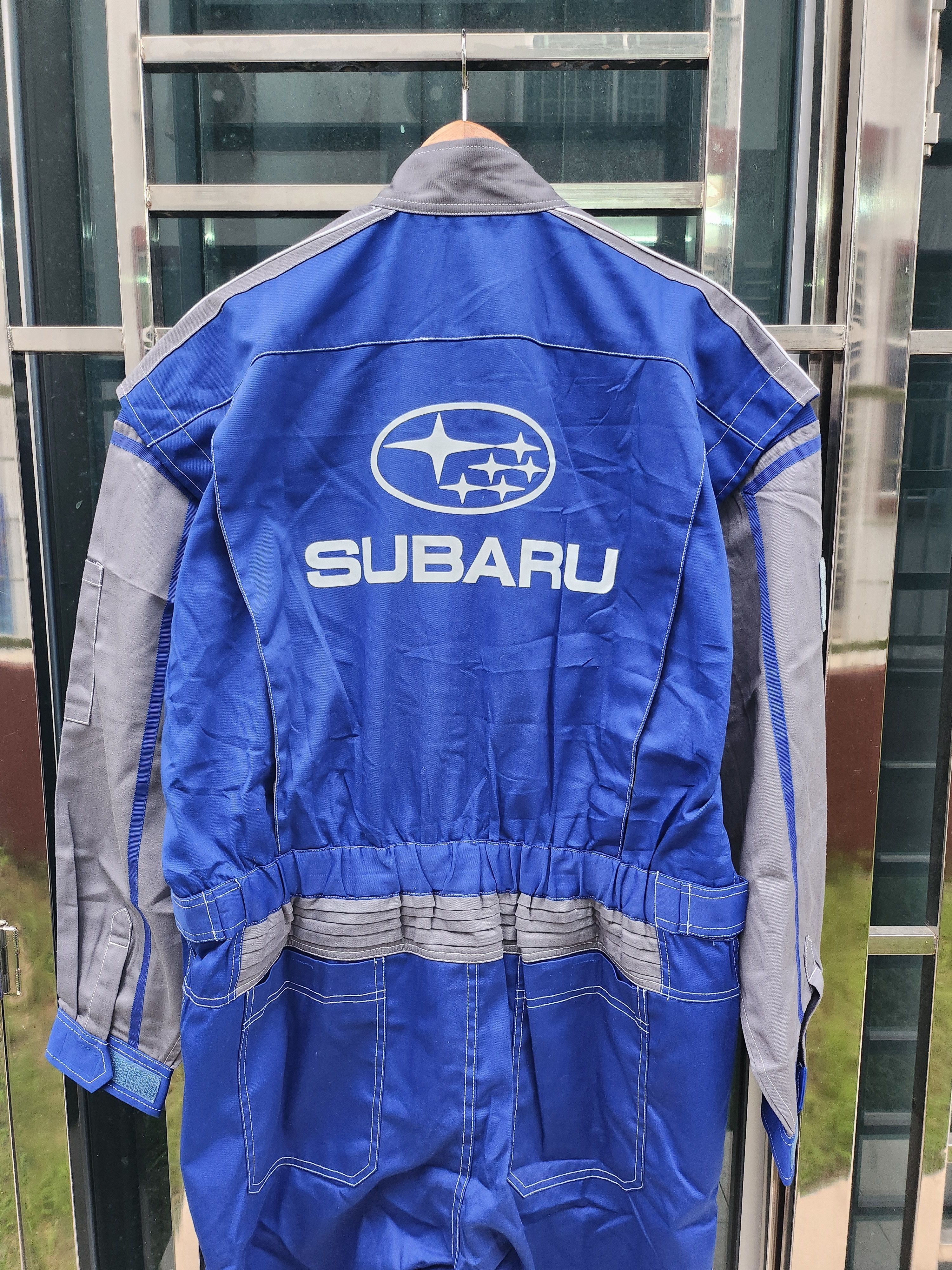 Japanese Brand 💥Fresh Subaru Racing Team Overalls Jumpsuit Size US 40 / EU 56 - 6 Thumbnail