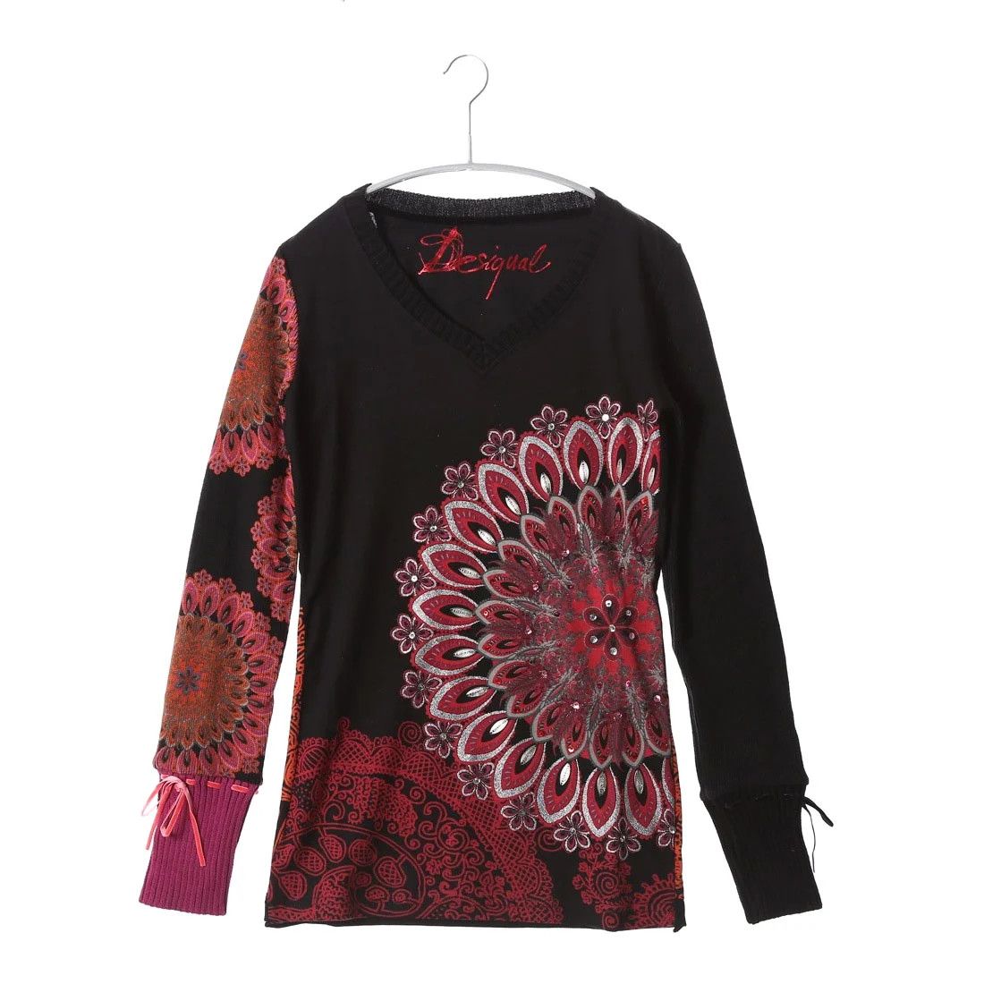 Desigual Desigual Women's Shirt W Pullover Sleeve Cotton Jersey Knit Size M / US 6-8 / IT 42-44 - 19 Thumbnail