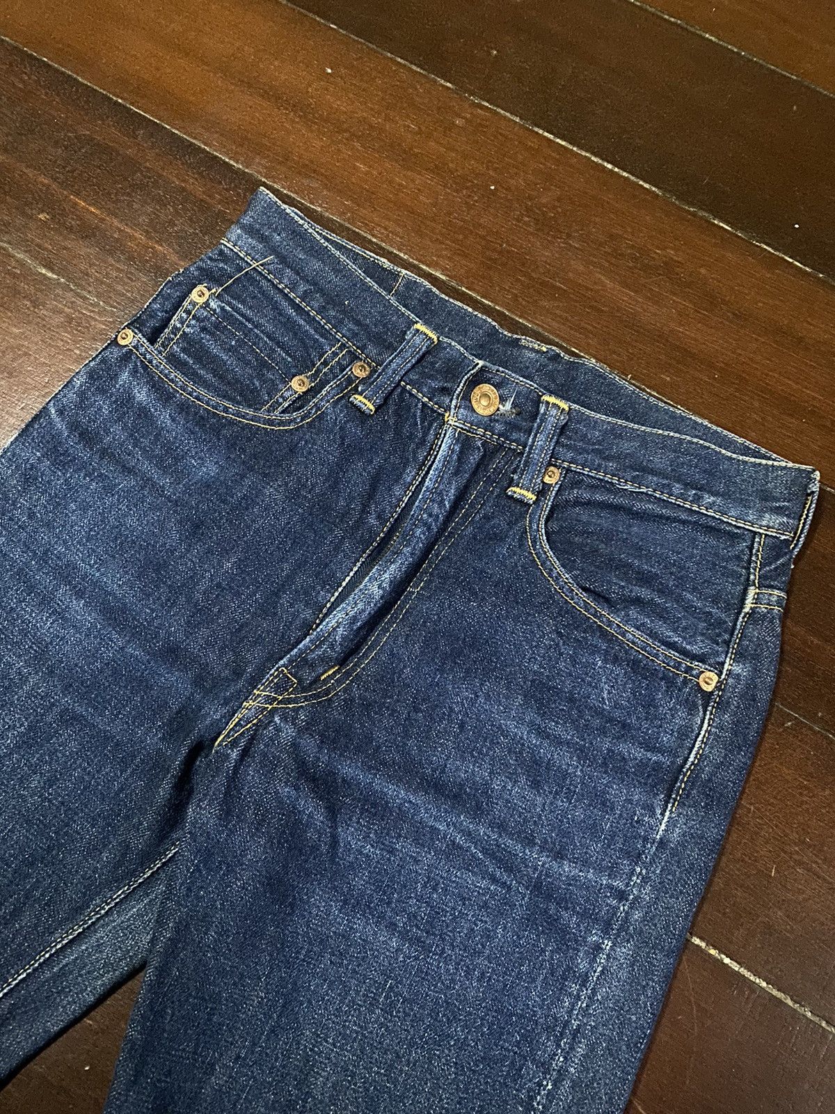 Warehouse AMAZING FIRE 🔥 VTG WAREHOUSE COMPANY BOOT CUT Size US 28 / EU 44 - 8 Thumbnail