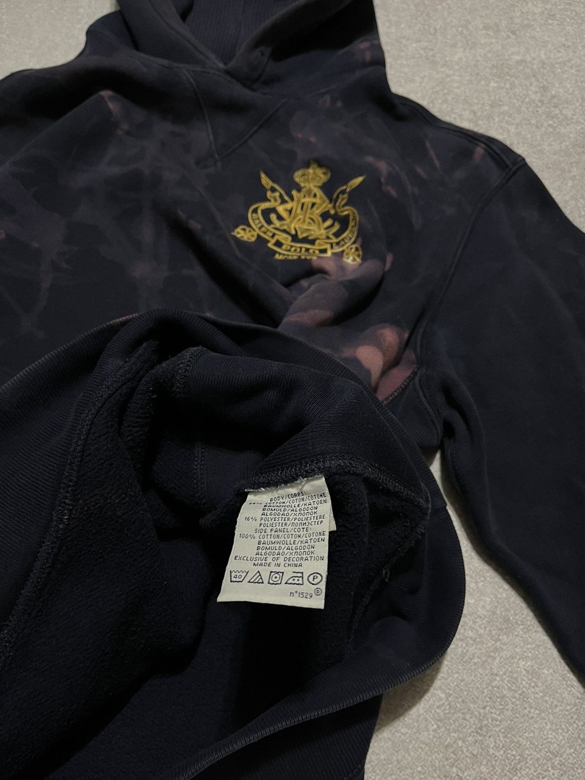 Polo Ralph Lauren Polo Ralph Lauren Bleached Hoodie – Custom Tie-Dye Size US M / EU 48-50 / 2 - 10 Thumbnail