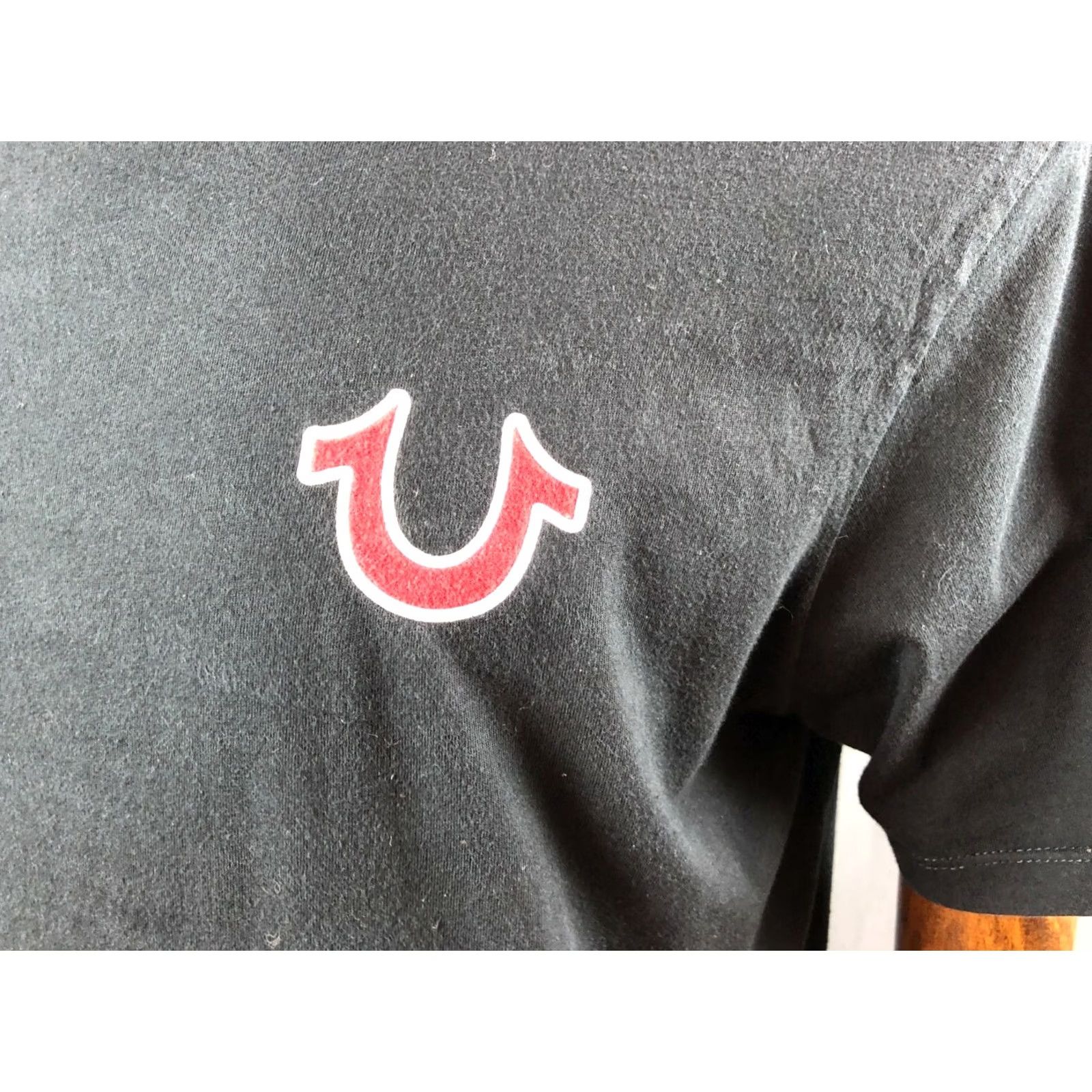 True Religion True Religion Shirt Men’s L Black Cotton Short Sleeve Crew Neck Knit Logo T-Shirt Mens Size US M / EU 48-50 / 2 - 7 Thumbnail