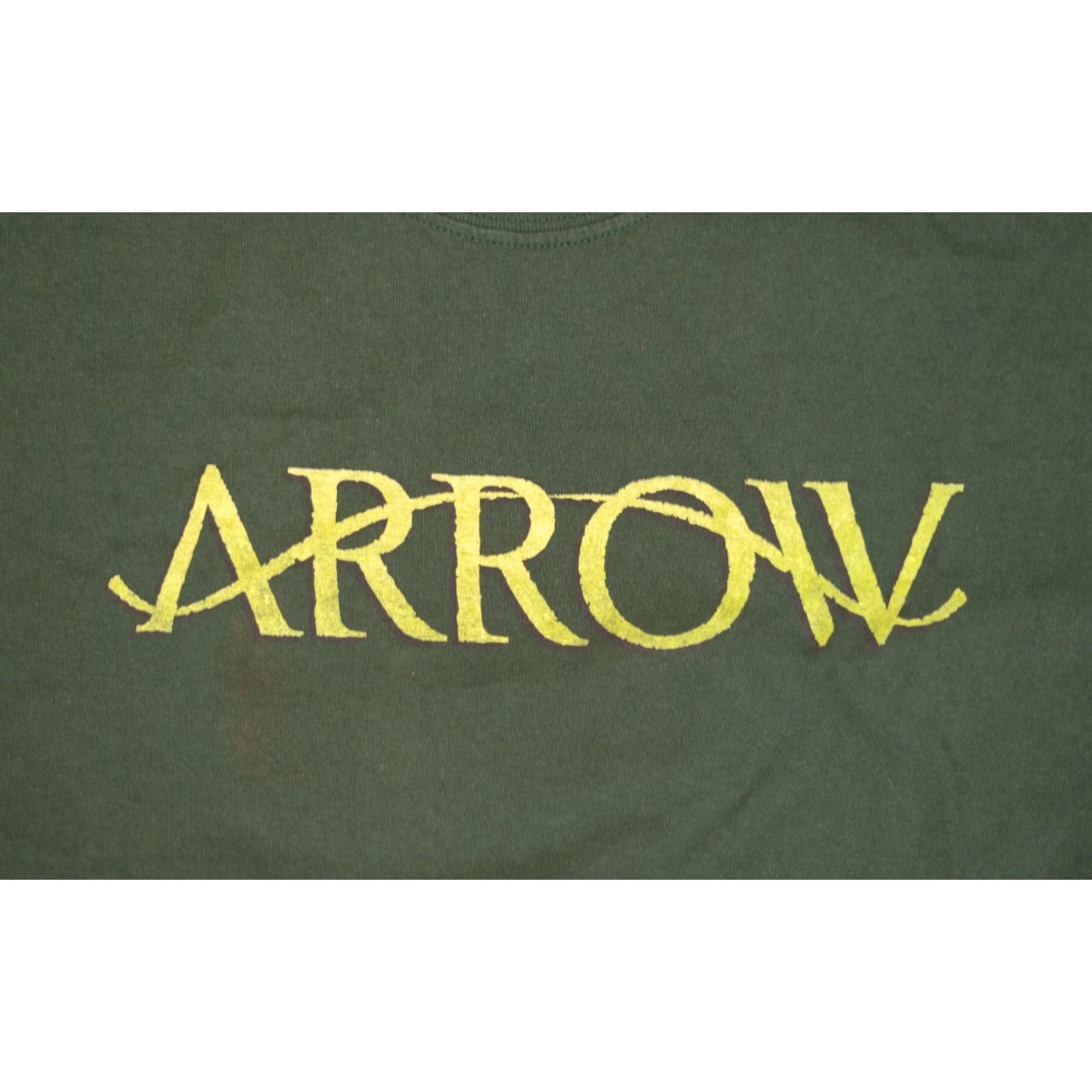 Gildan VINTAGE Gildan CW ARROW TV SERIES Green T-Shirt L Men Crew Neck Short Sleeve Graphic Tee Logo DC Comics Green Arrow Super Hero Retro TV Show Size US L / EU 52-54 / 3 - 2 Thumbnail