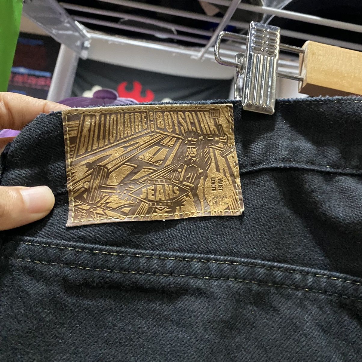 Billionaire Boys Club Billionaire Boys Club denim jeans distressed black Size US 34 / EU 50 - 6 Thumbnail